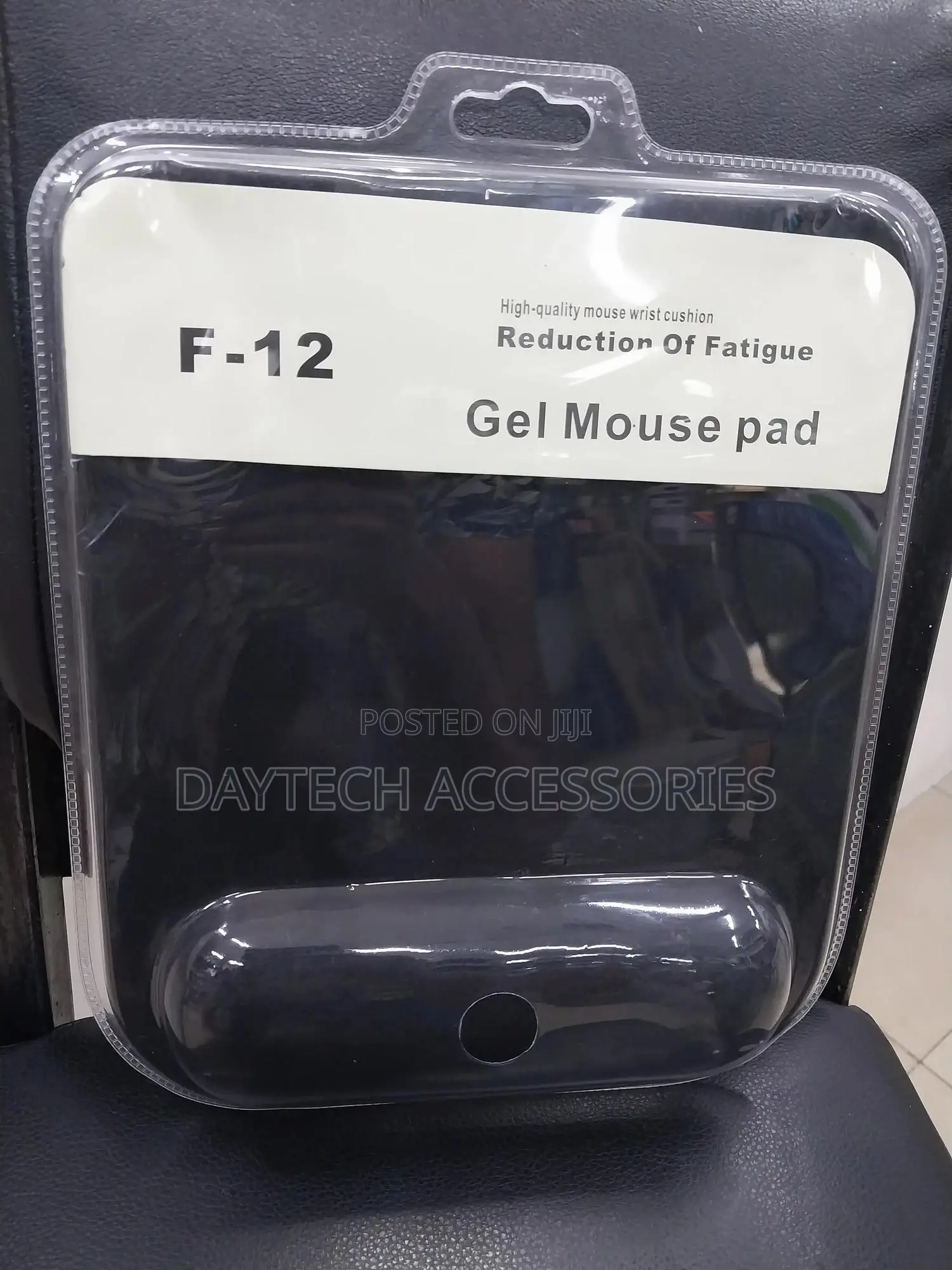 F-12 Quality Rubber Ergonomic Mouse Pad With Wrist Gel Support