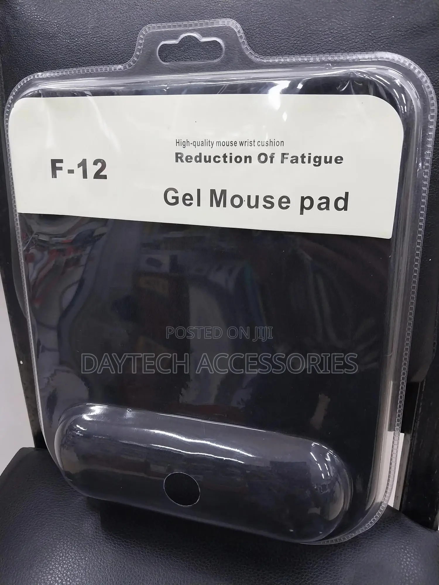 F-12 Quality Rubber Ergonomic Mouse Pad With Wrist Gel Support