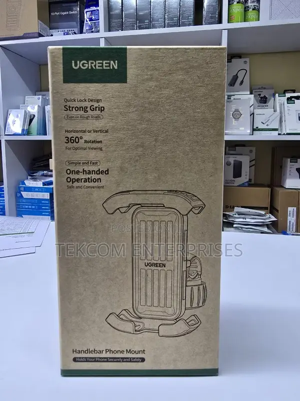 Ugreen Bike Phone Mount – Black – Lp494