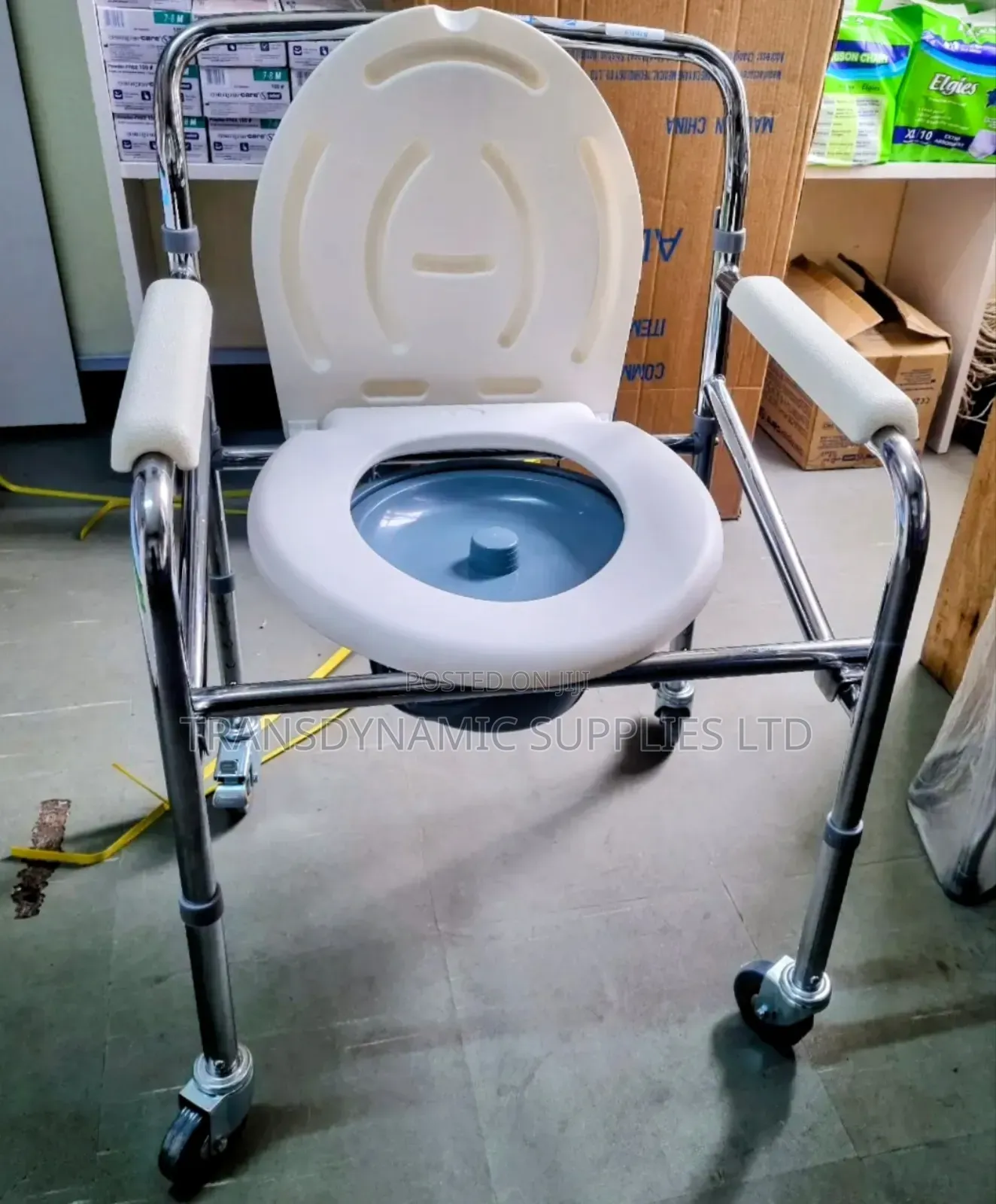 Commode Chair/Seat With Wheels