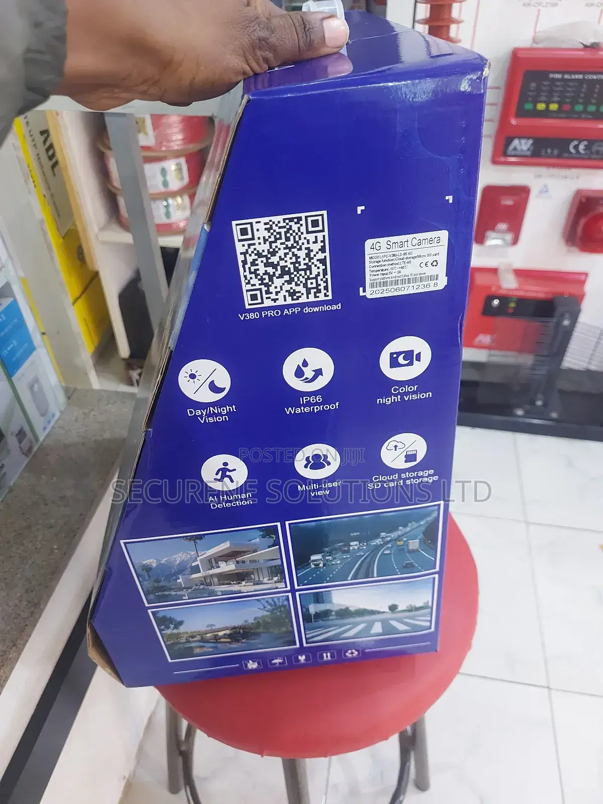 V380 Pro Ai Solar Street Camera Ipc-380-Ld-9s