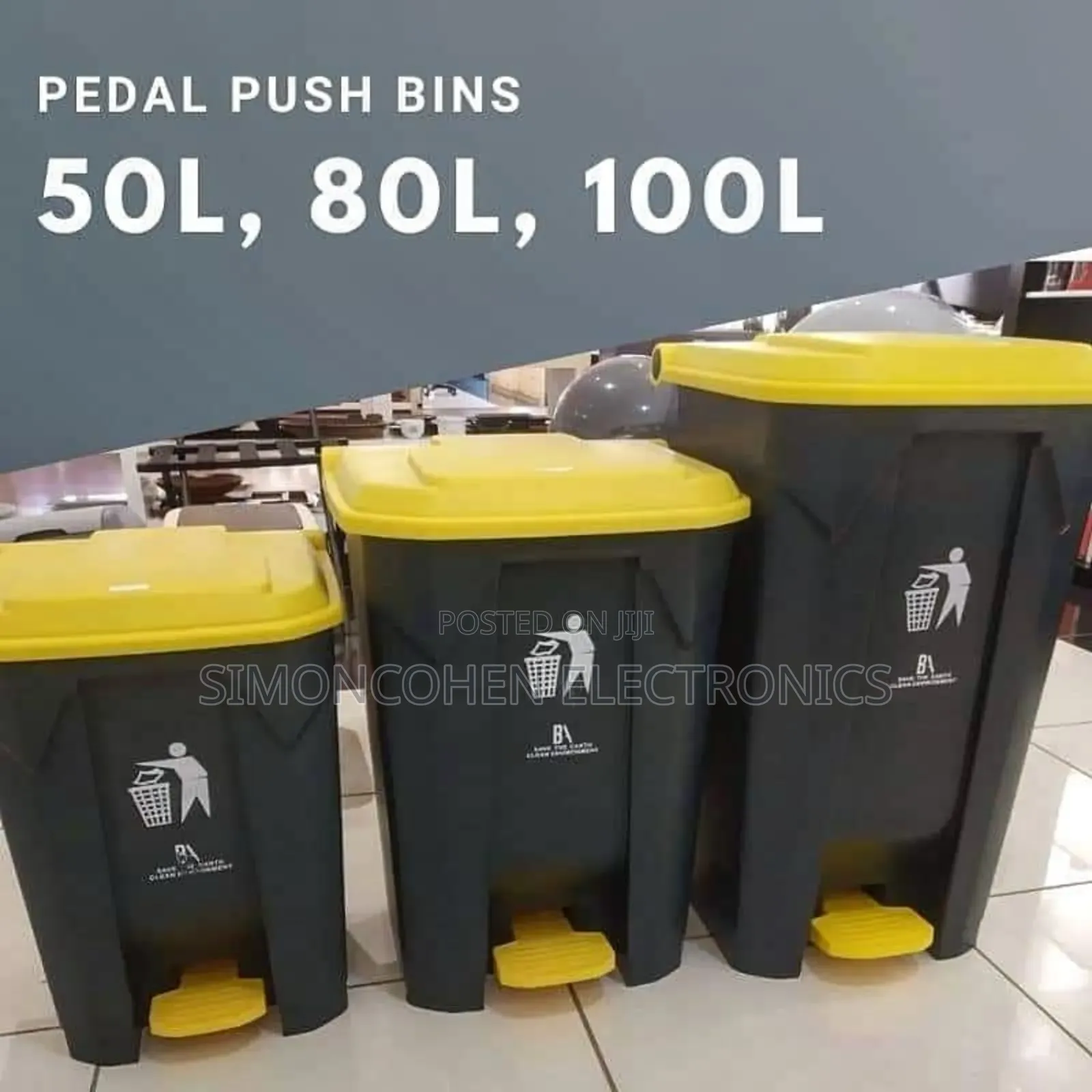 50l Big Capacity Pedal Dustbin