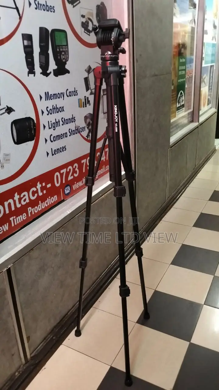 Kingjoy Professional Fluid Head Tripod Stand Vt 1500