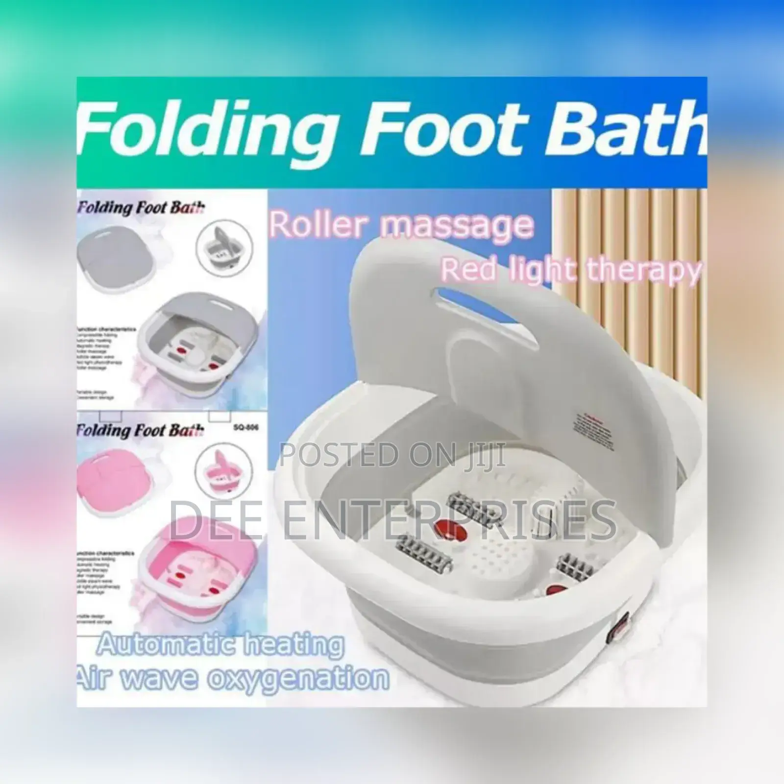 High Quality Portable Silicon Folding Electric Foot Bath