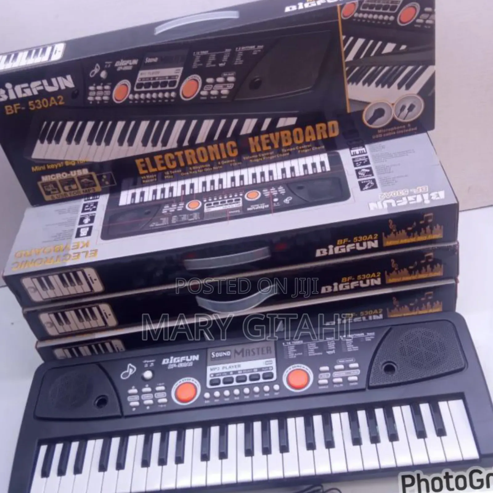 49 Keys Piano With Microphone and Charging Cable 
 at 