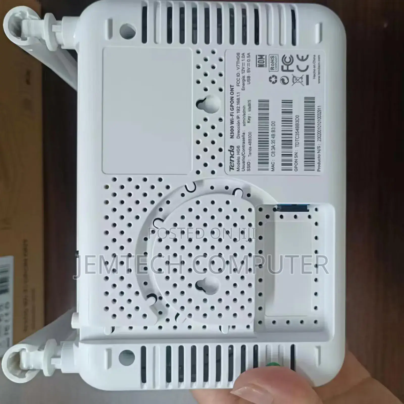Tenda Hg6 N300 Wi-Fi Gpon Ont