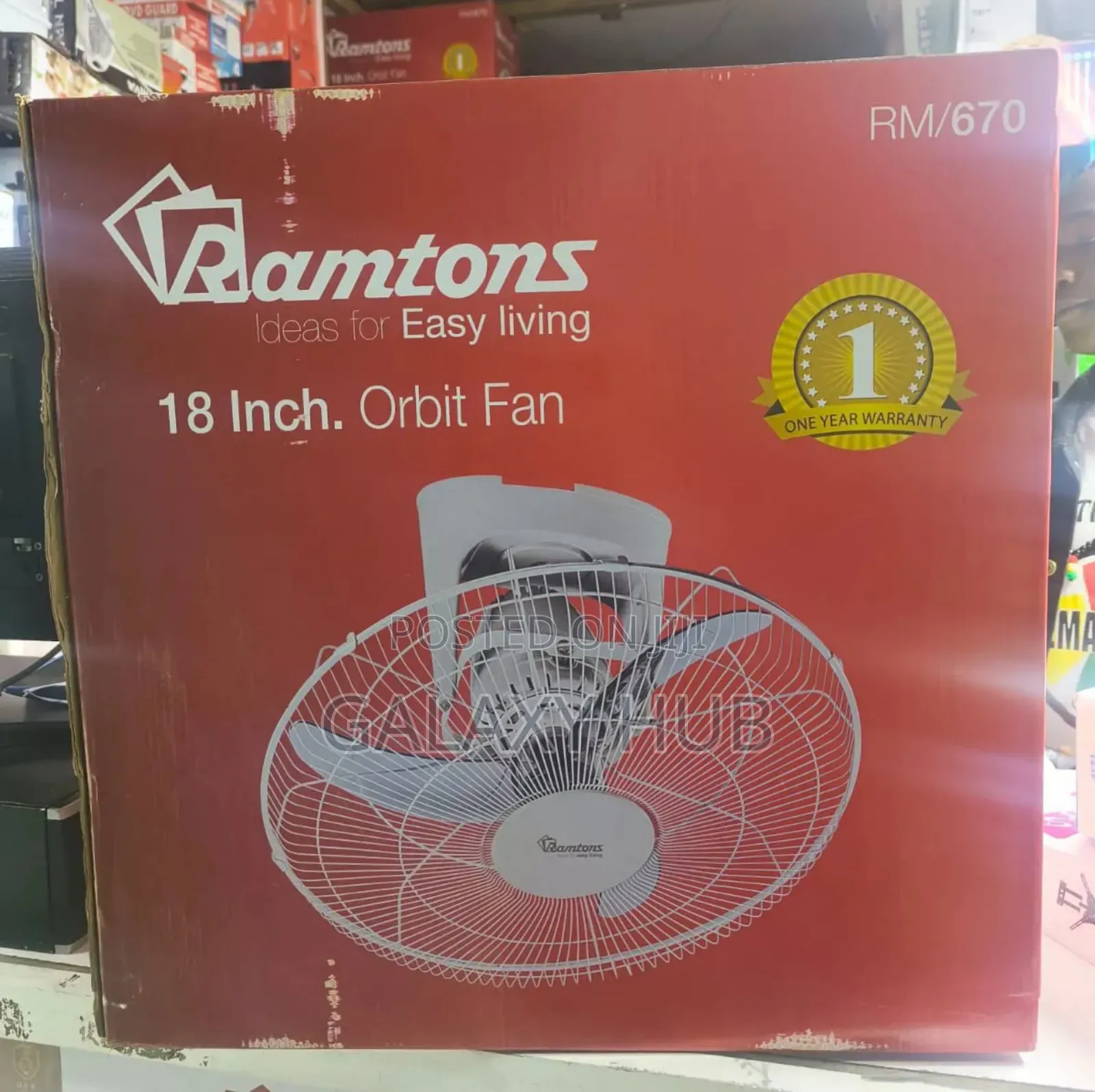 Ramtons 18 Inches Orbit Fan Available