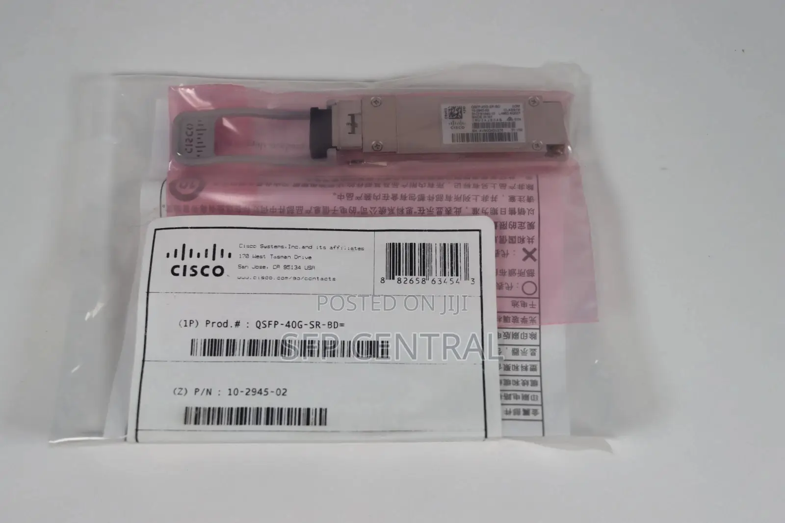 Cisco QSFP-40g-Sr-Bd Mm Lc Qsfp+