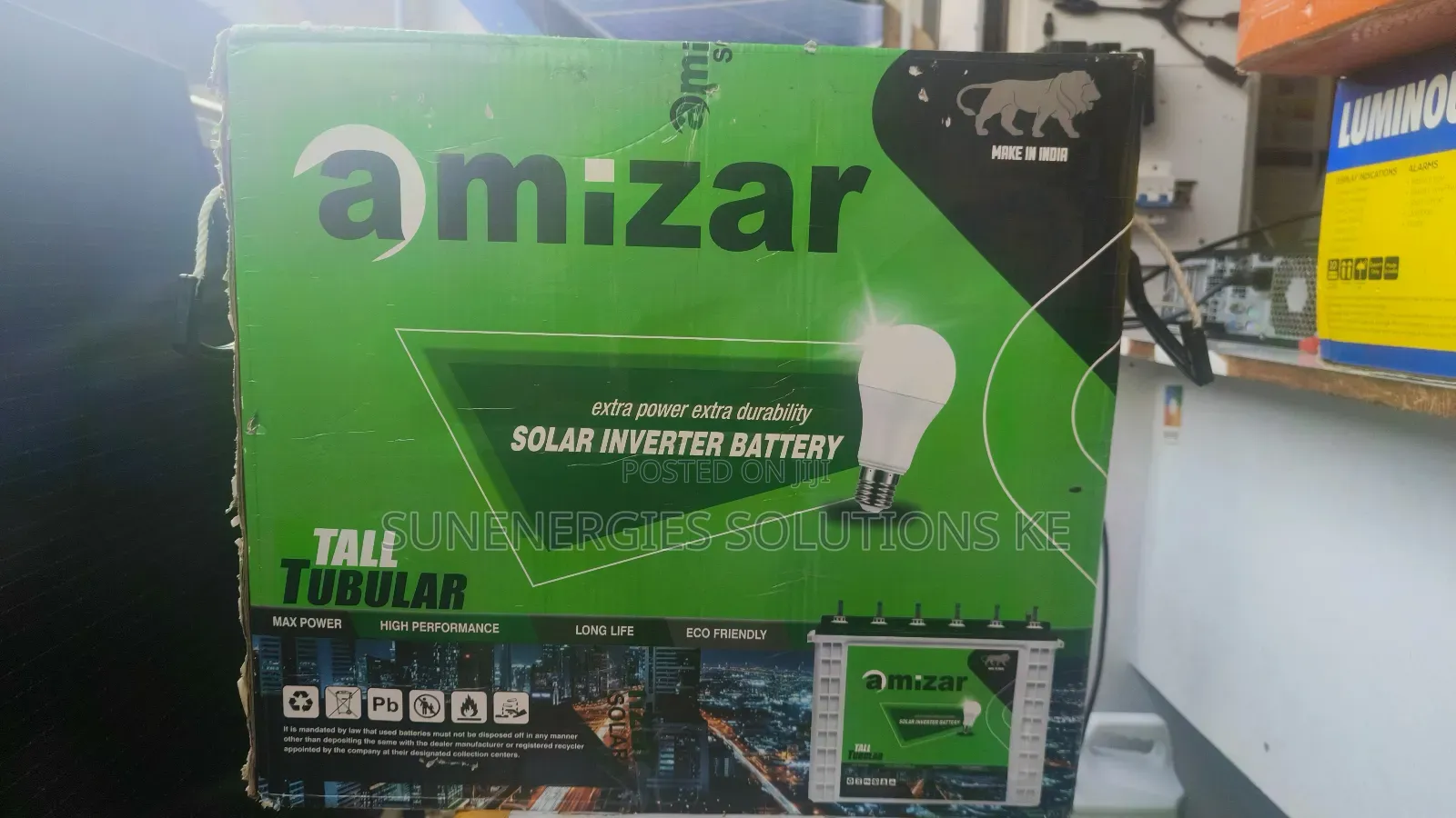 Amizah 12v 220ah Tubular Acid Battery