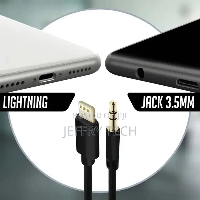 Soundcord Lightning / Jack to 3.5mm Male Auxiliary Cable -