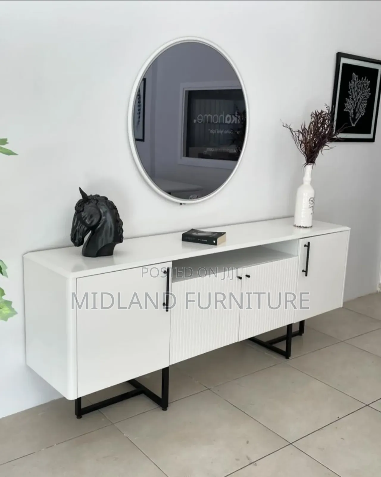 Modern White Tv Stand; Pay in Delivery 