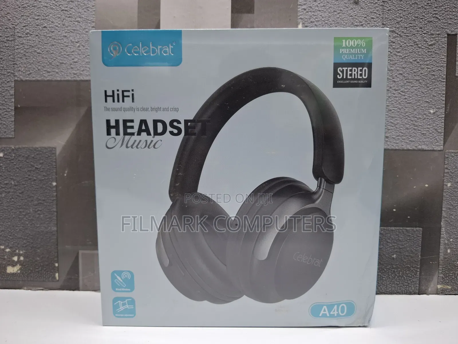 Celebrat Wireless Bluetooth Headphone