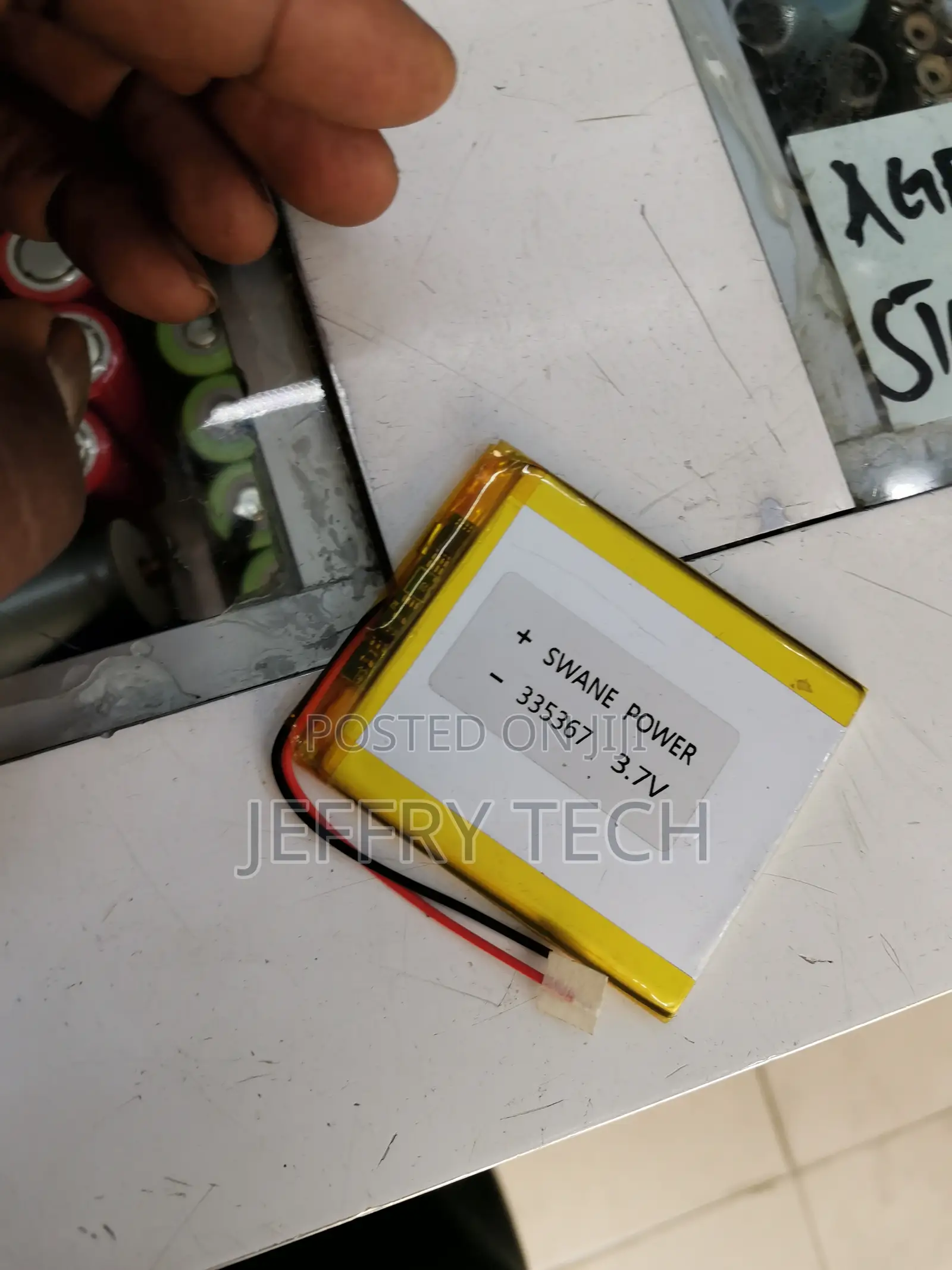 3.7v 1400 Mah Battery Pack for Mp3 Player PSP GPS DVD Power