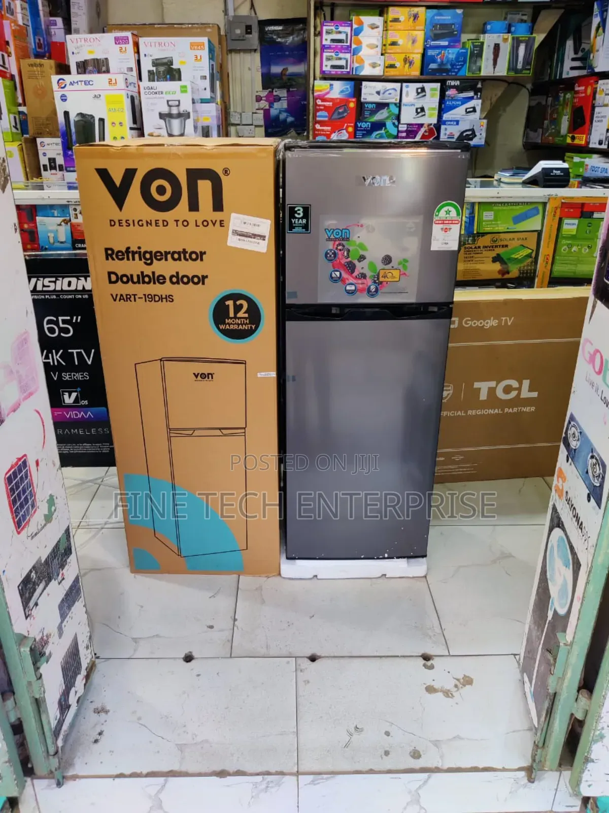 Von Fridge 136l Refrigerator