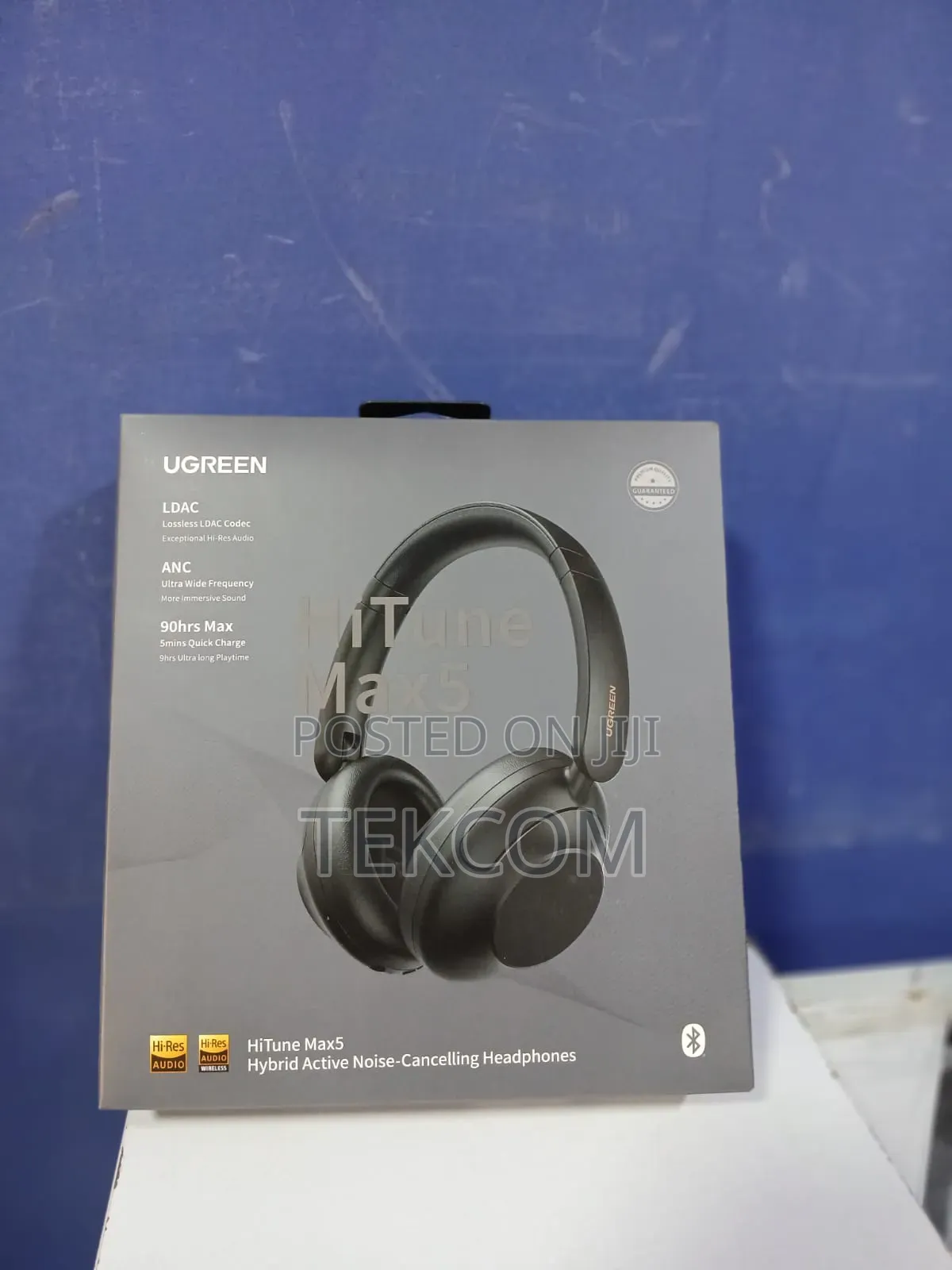 Ugreen Hitune Max5 Hybrid Active Nc Headphones – Black – Hp202