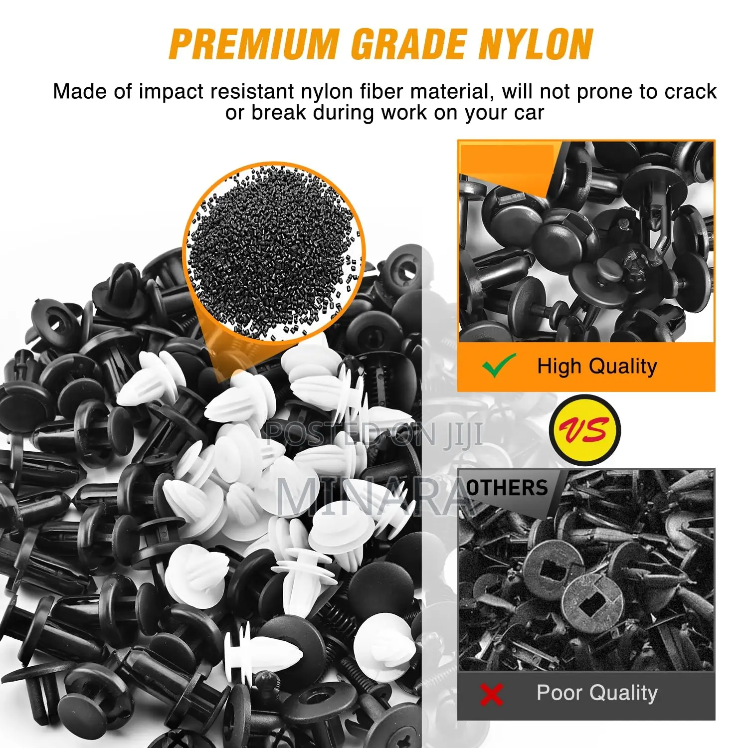 120 Pcs, Car Body Clips Plus Removal Tools, Auto Trim Fasteners