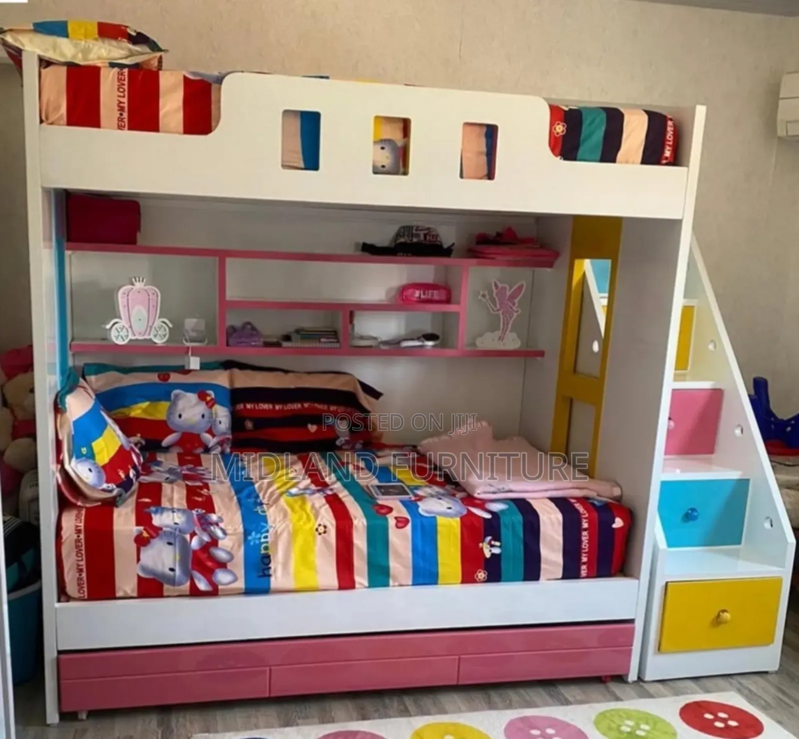 Colourful Double Decker Beds for Kids