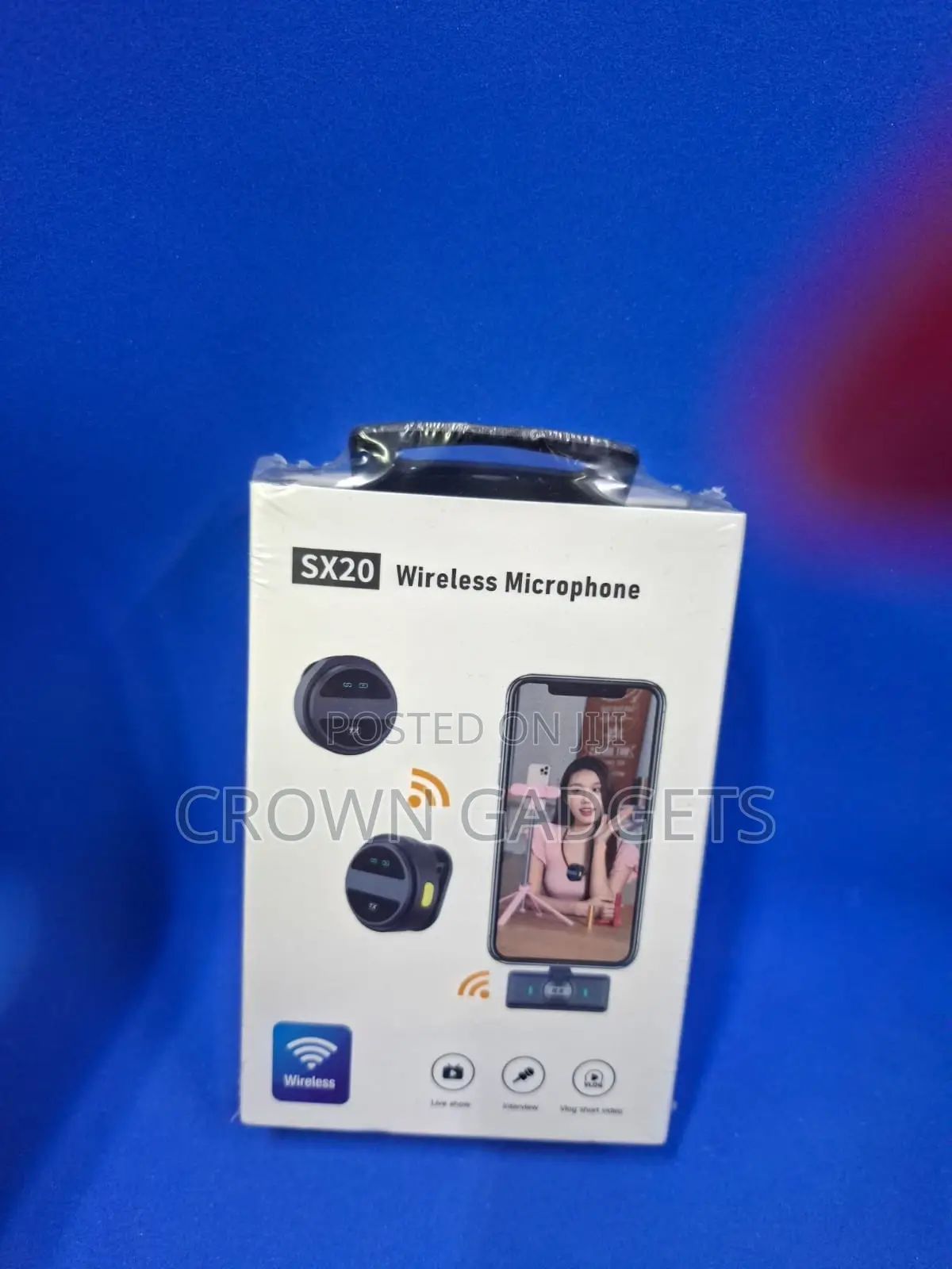 Noise Cancelling Wireless Lavalier Mic – Sx20 Magnetic Clip-On