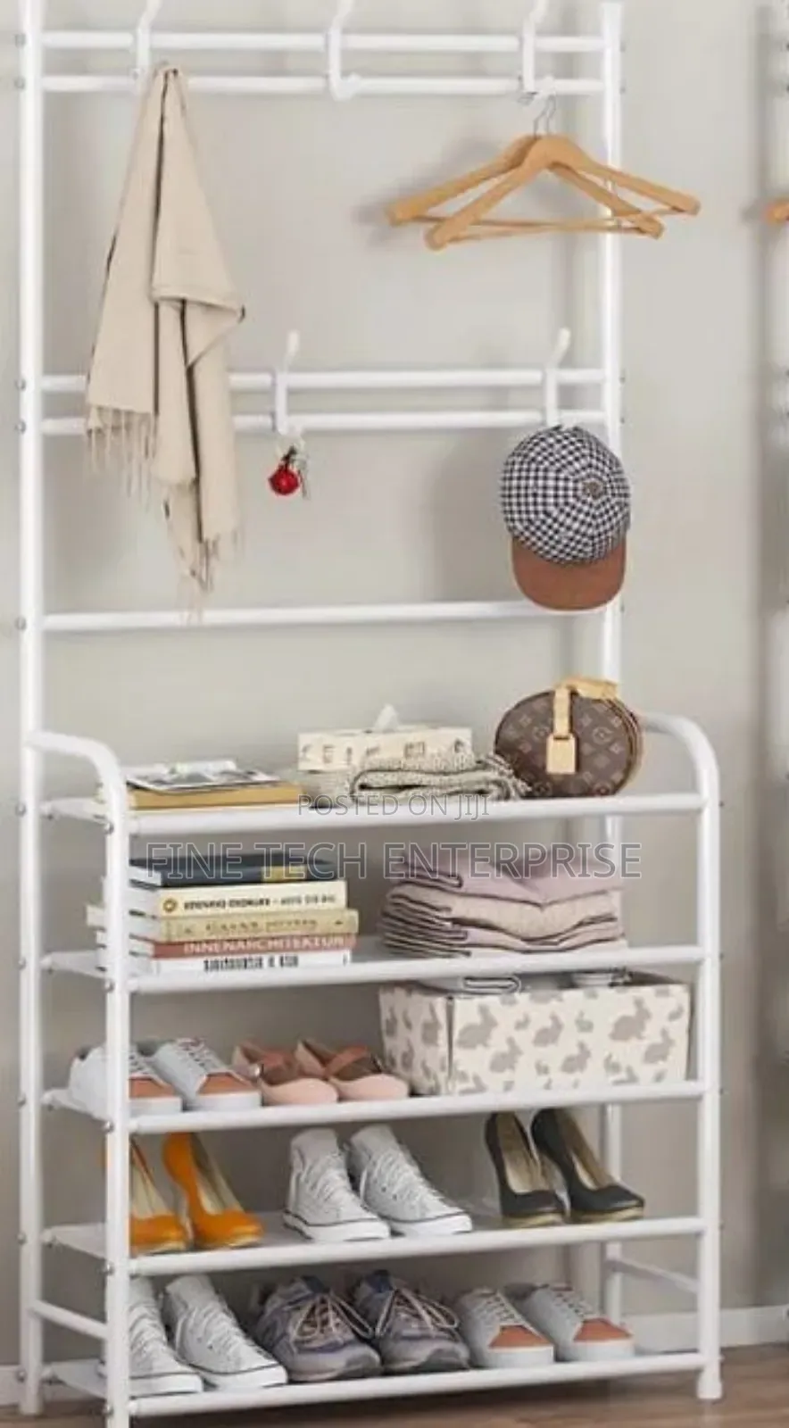 *Multifunctional 5 Tier Shoe Rack Organizer