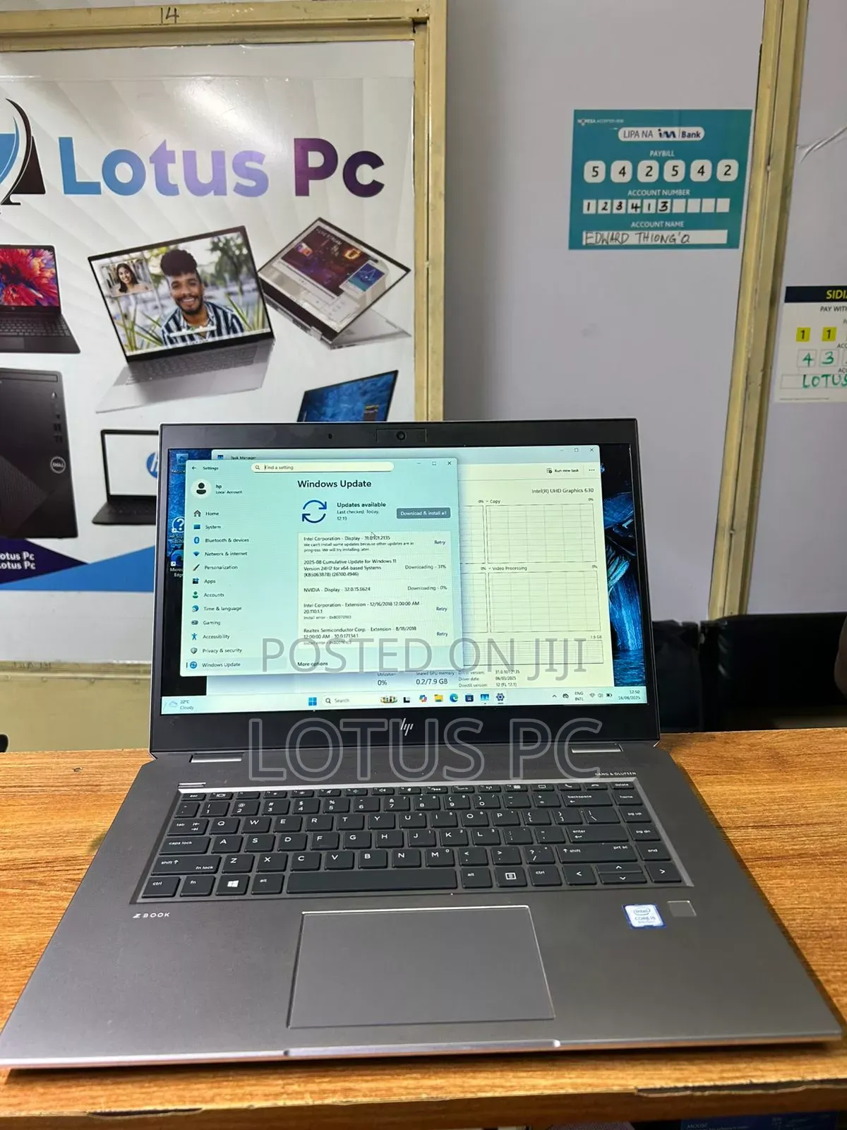 Laptop HP ZBook Studio G5 16GB Intel Core I7 SSD 512GB