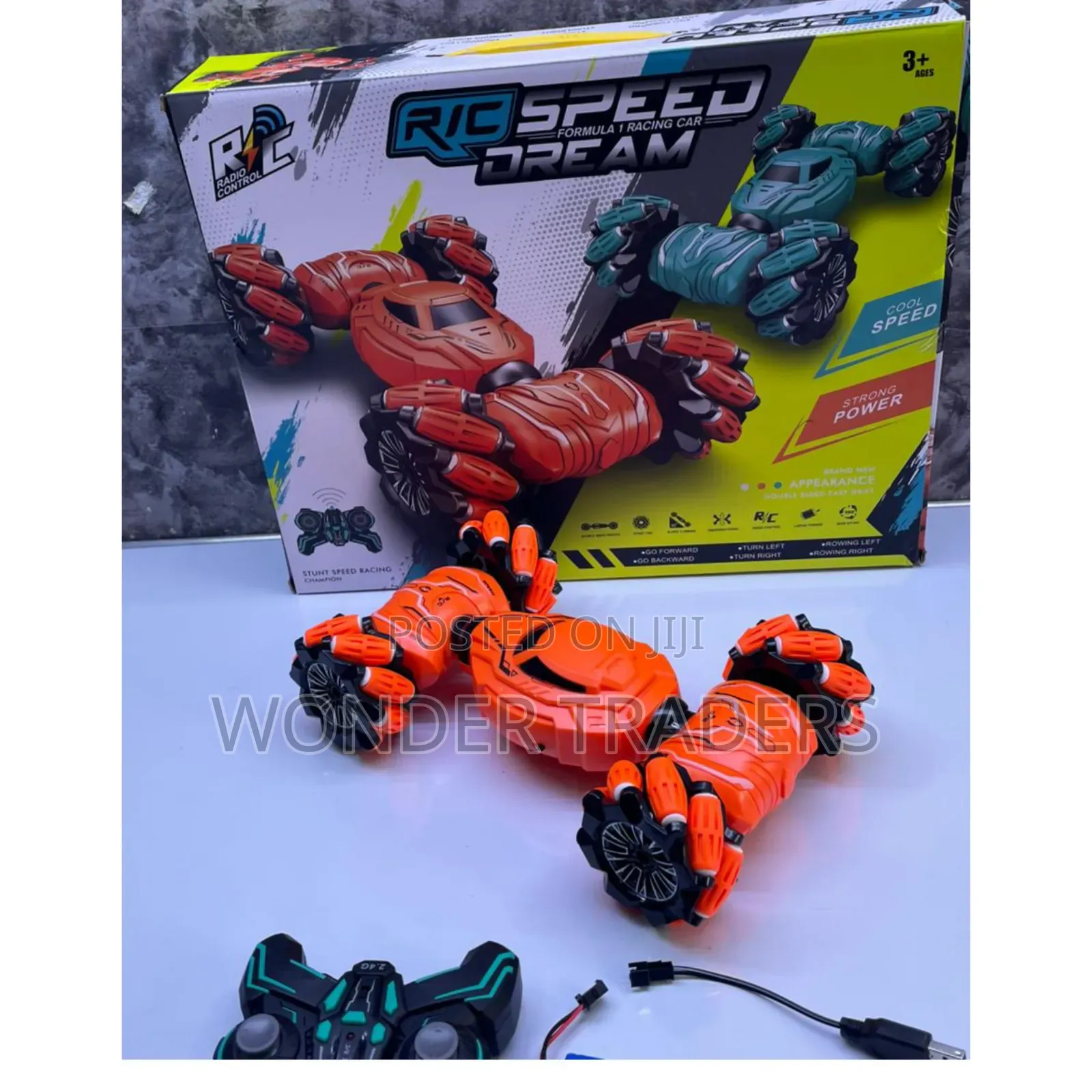 Rechargeable Remote Controlled Stunt Car
,Rechargeable 
,Speed Racin