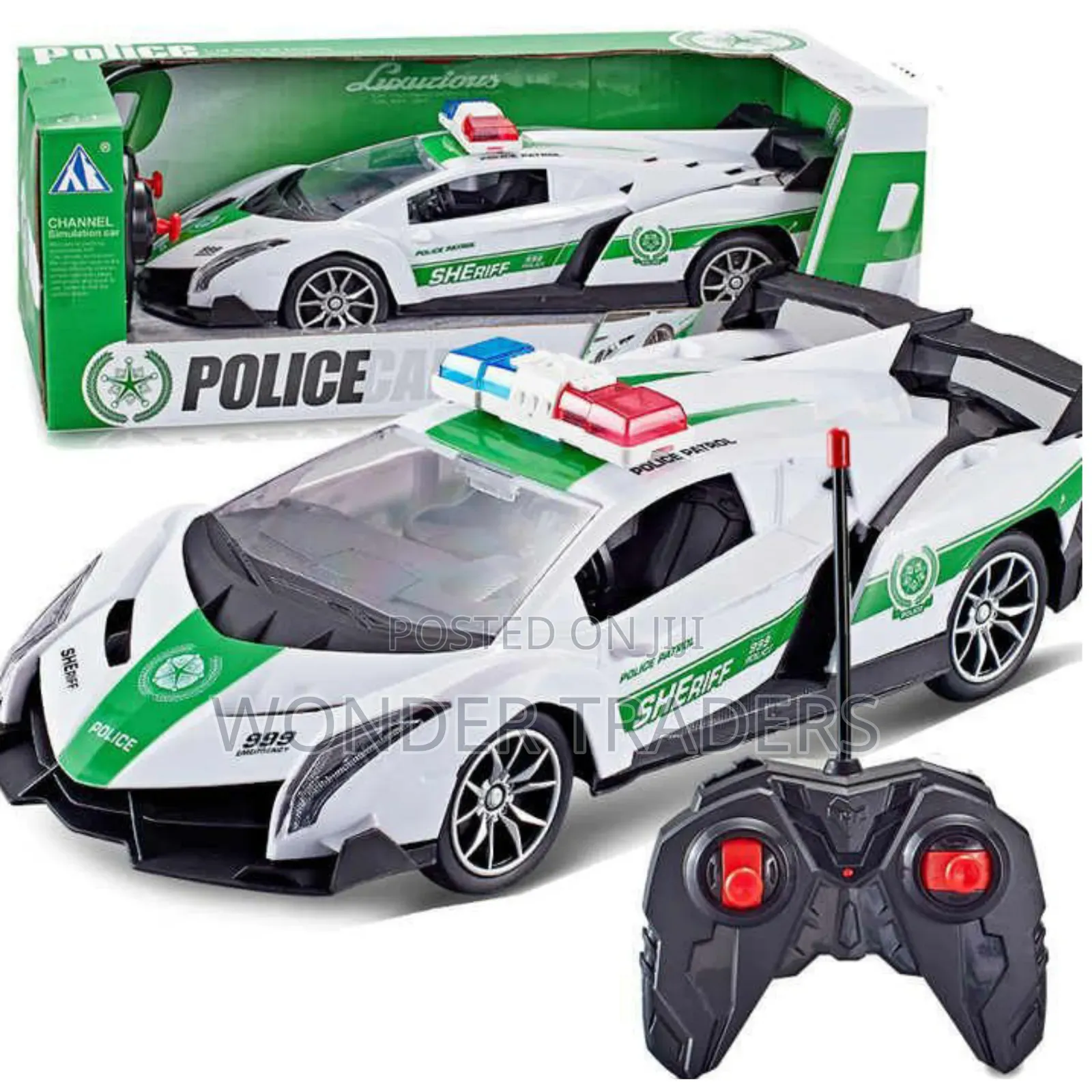 Lamborghini Sheriff Remote Controlled Police Toy Car
