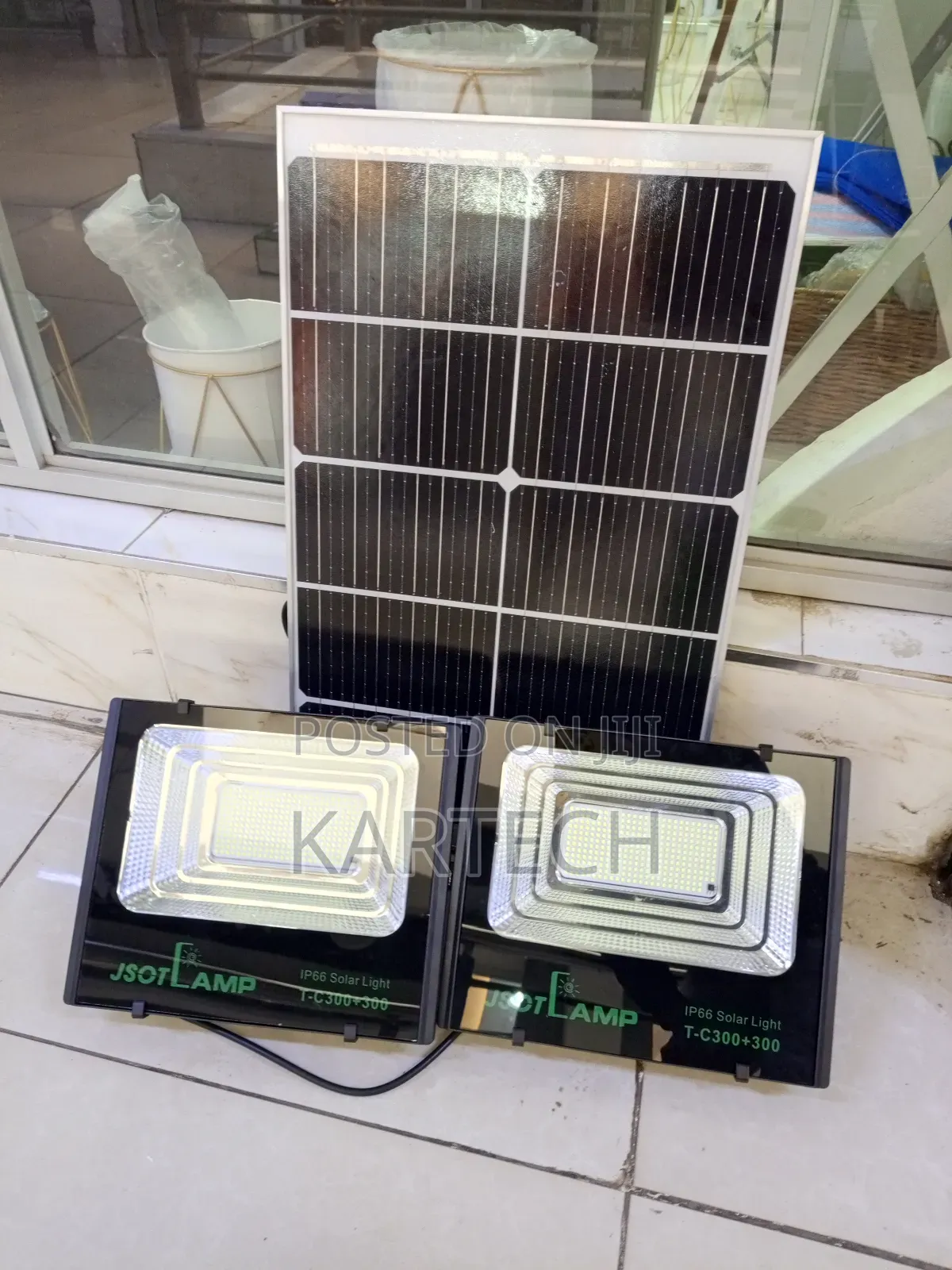 Jsot Lamp 300w Solar Flood Light Kit (T-C300+300)