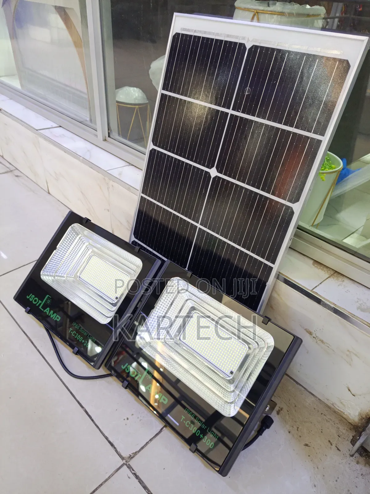 Jsot 2 in 1 300w Solar Flood Light (T-C300+300)