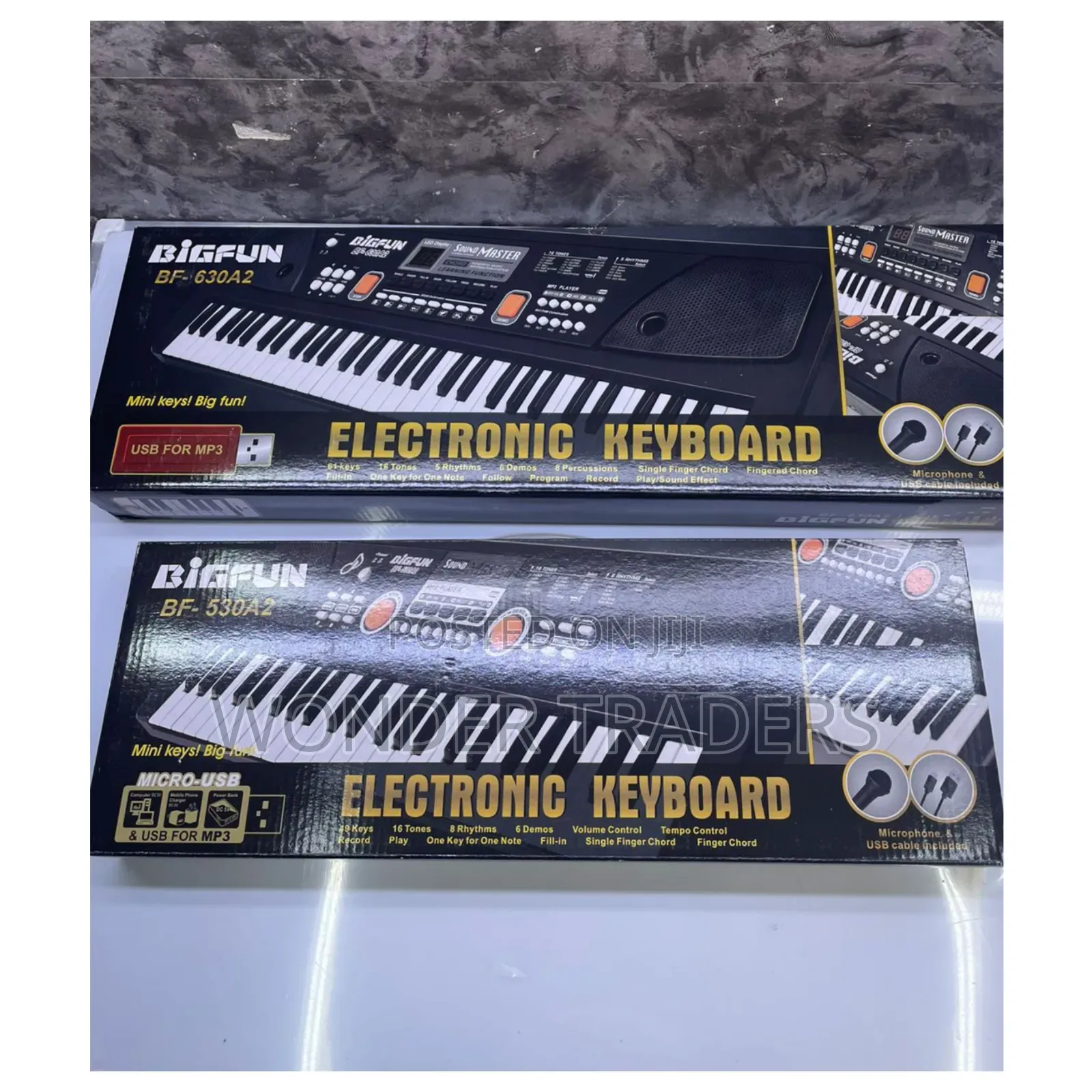 49 Keys Electric Piano With Microphone and Cable Charging