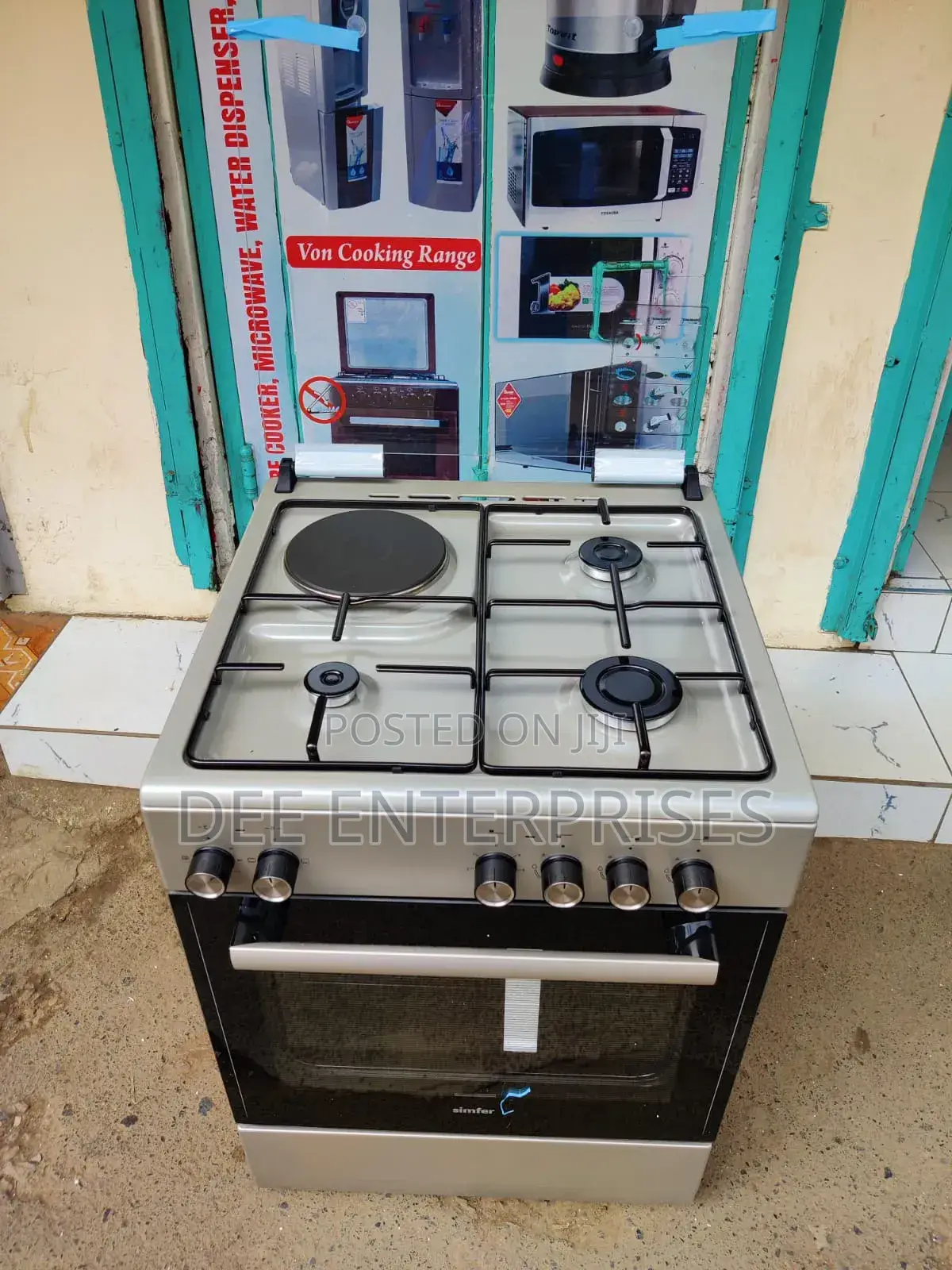 Simfer Cooker 60cmx60cm 3gas+1electric