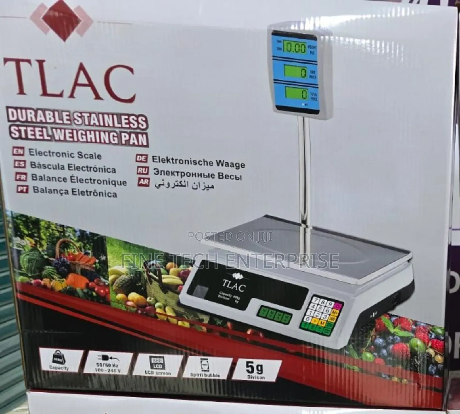Tlac 40 KGS Acs-40 Digital Computing Weighing Scale With Arm