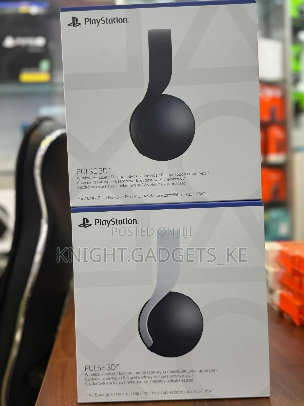 Gray Sony Pulse 3d Headphones!!