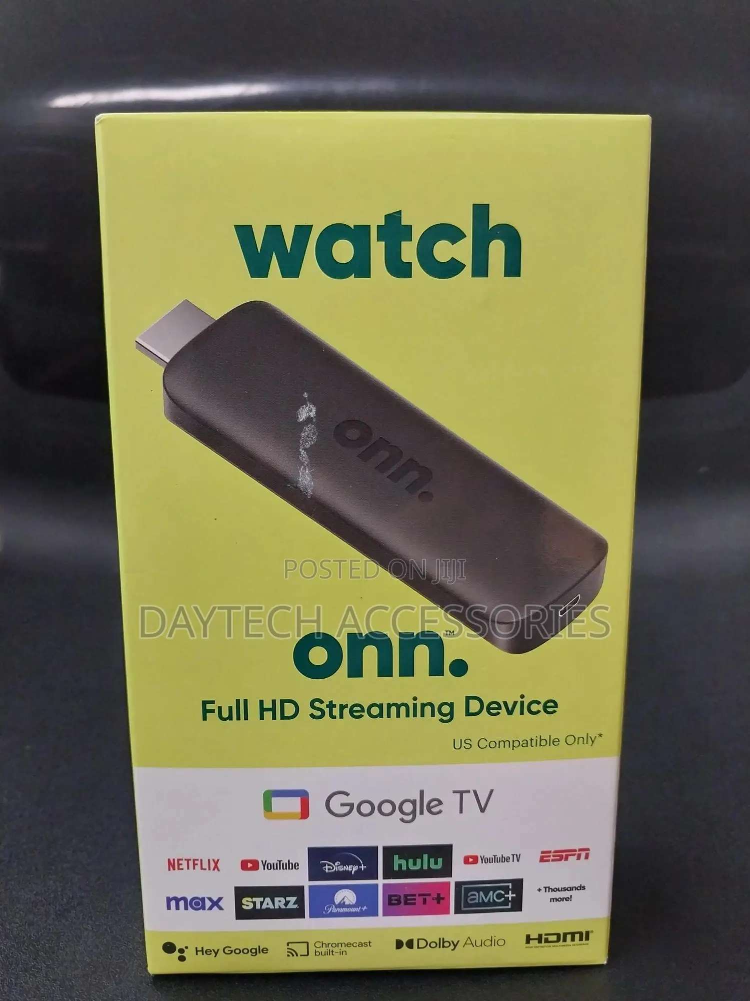 Onn. Google Tv Full Hd Streaming Device.