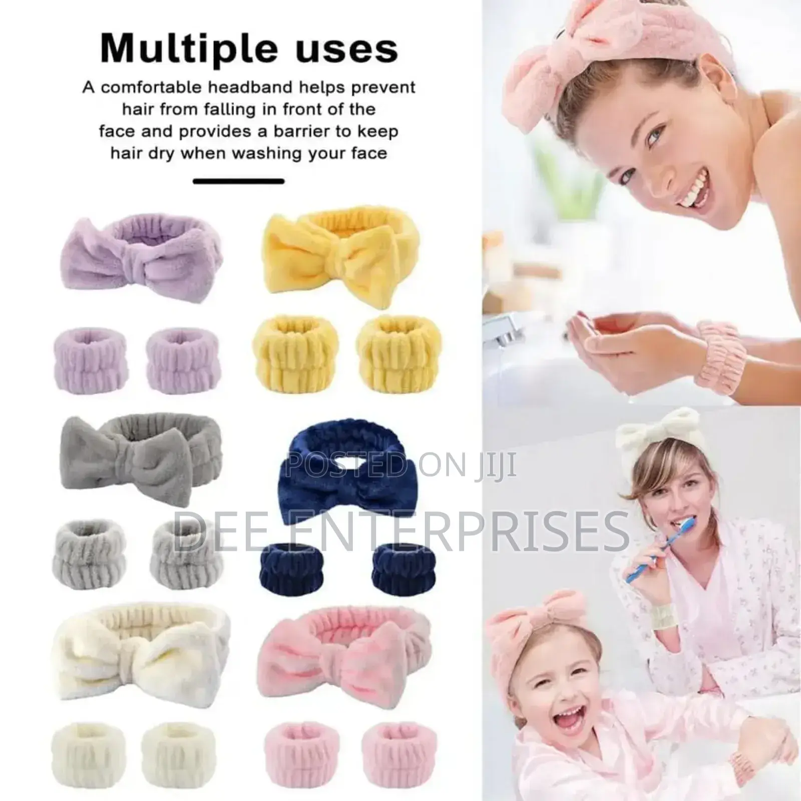 3 Piece Plush Wristband Hair Tie