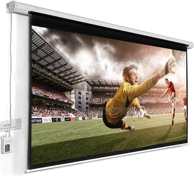 Electric 300 X 300cm Projector Screen