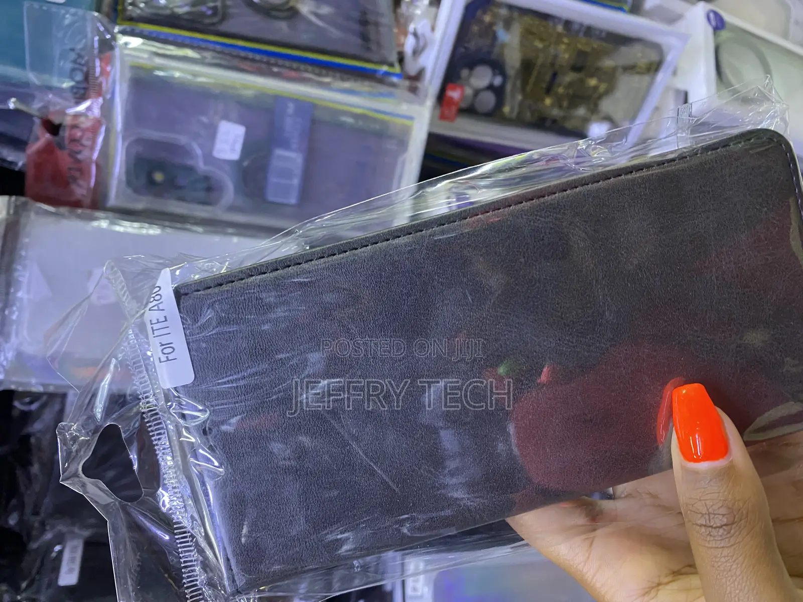 Loud Flip Wallet Case With Card Holder and Stand Cover for Itel A80