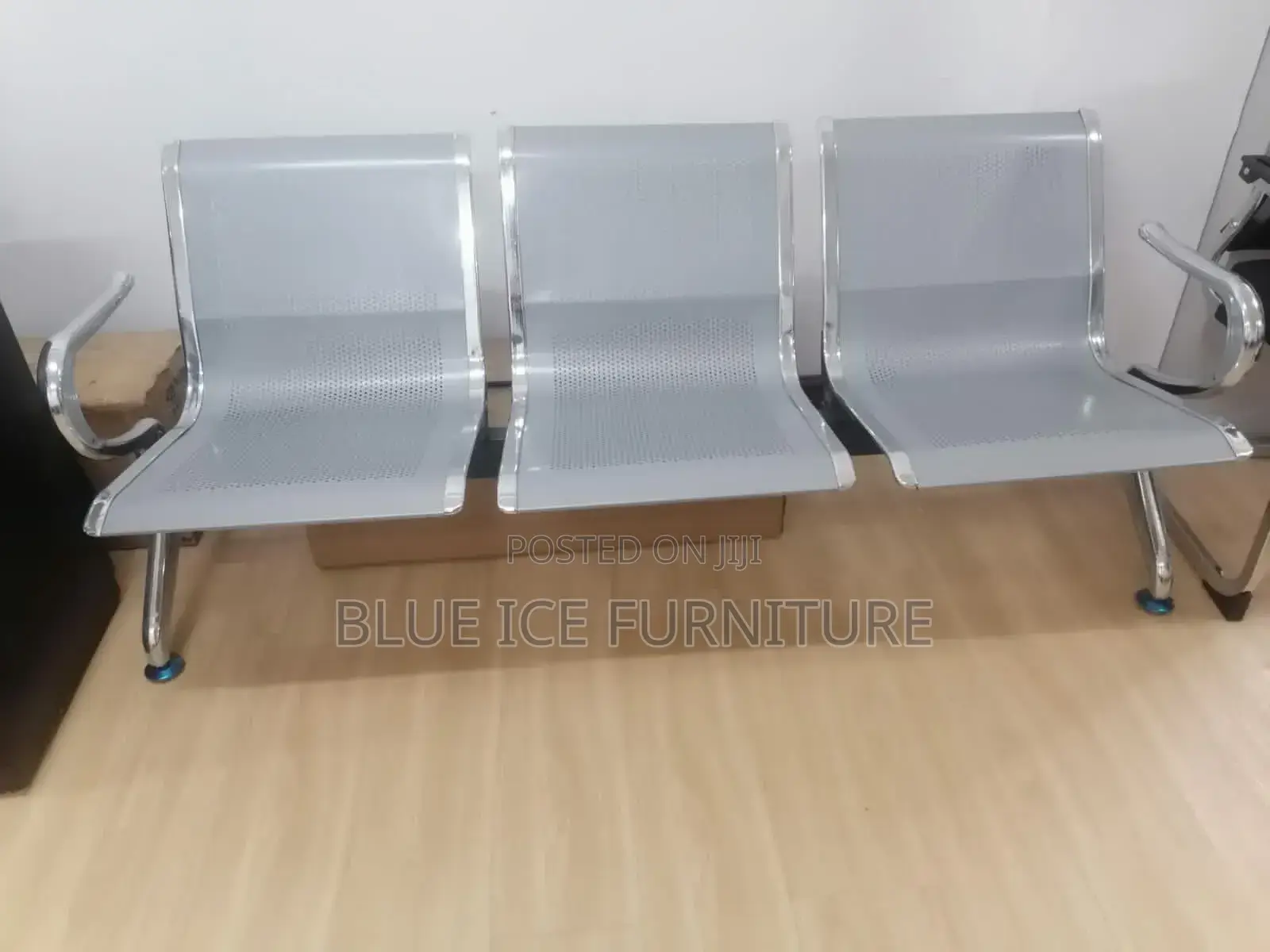 3 Seater Office Bench Link Chair