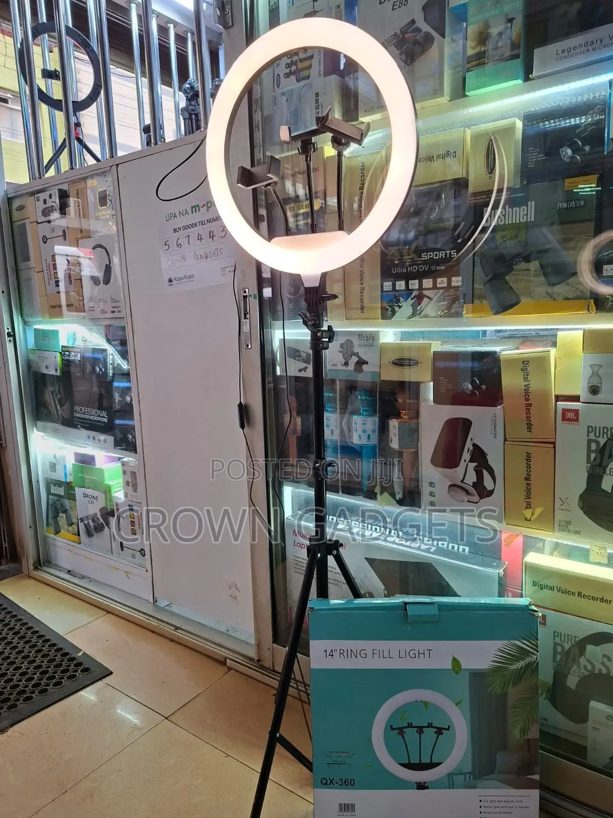 14 Inch 3 Holder Quality 14 Inch Bring Light and Stand