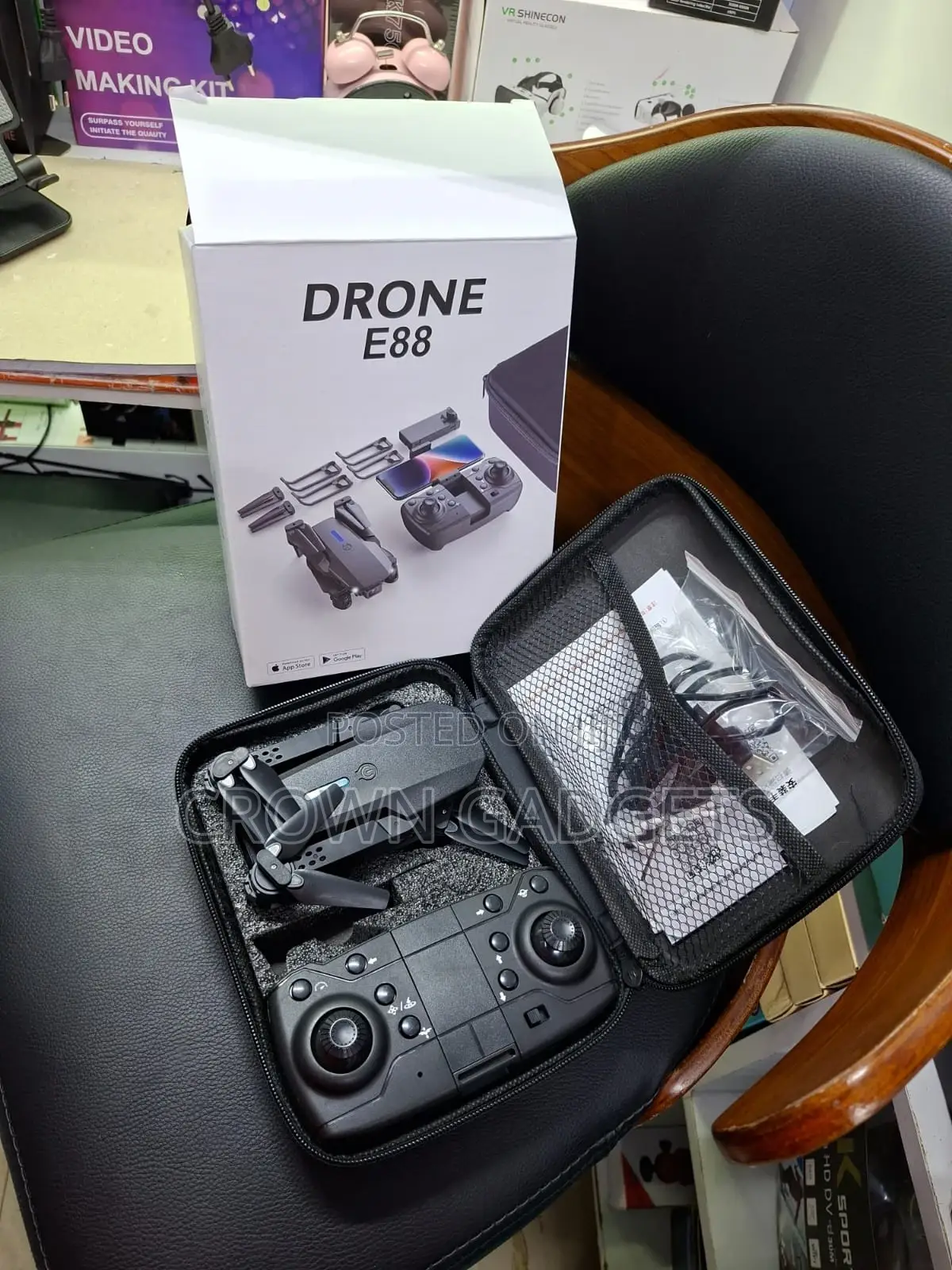 E88 Foldable Drone With Hd Dual Camera Wifi FPV