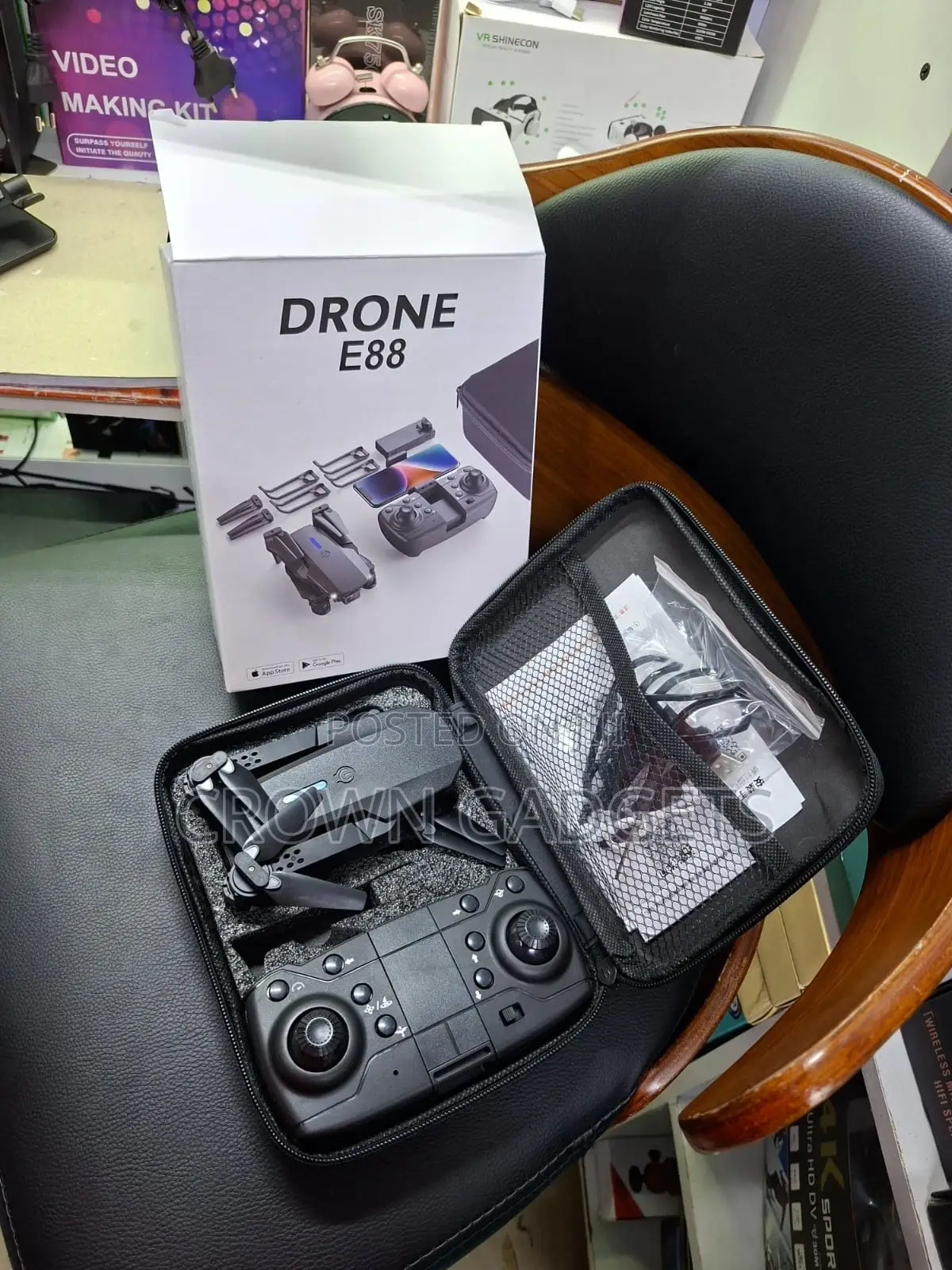 E88 Foldable Drone With Hd Dual Camera Wifi FPV