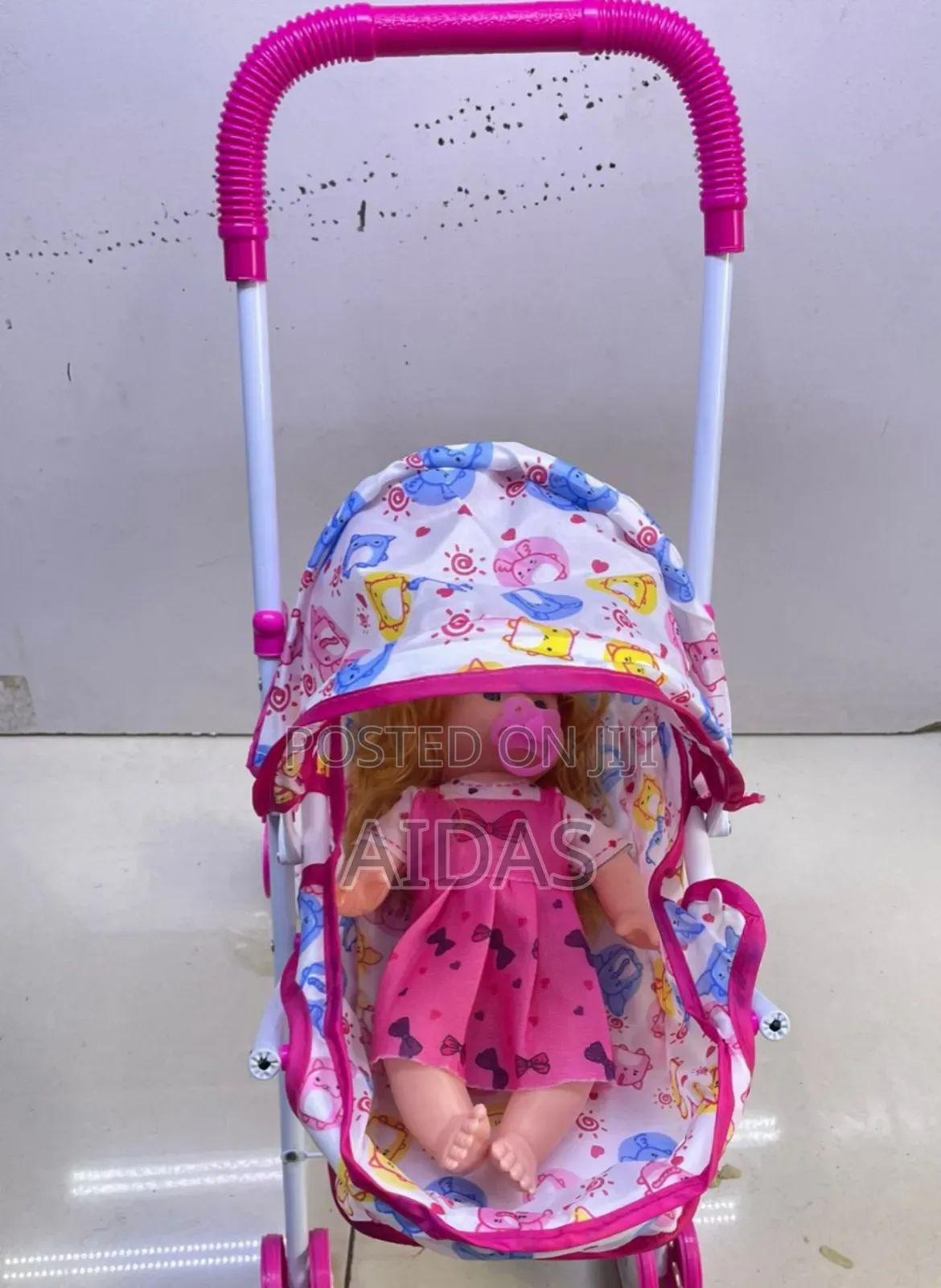  30cm Doll With 52cm Kids Stroller Toy – Perfect Gift Set