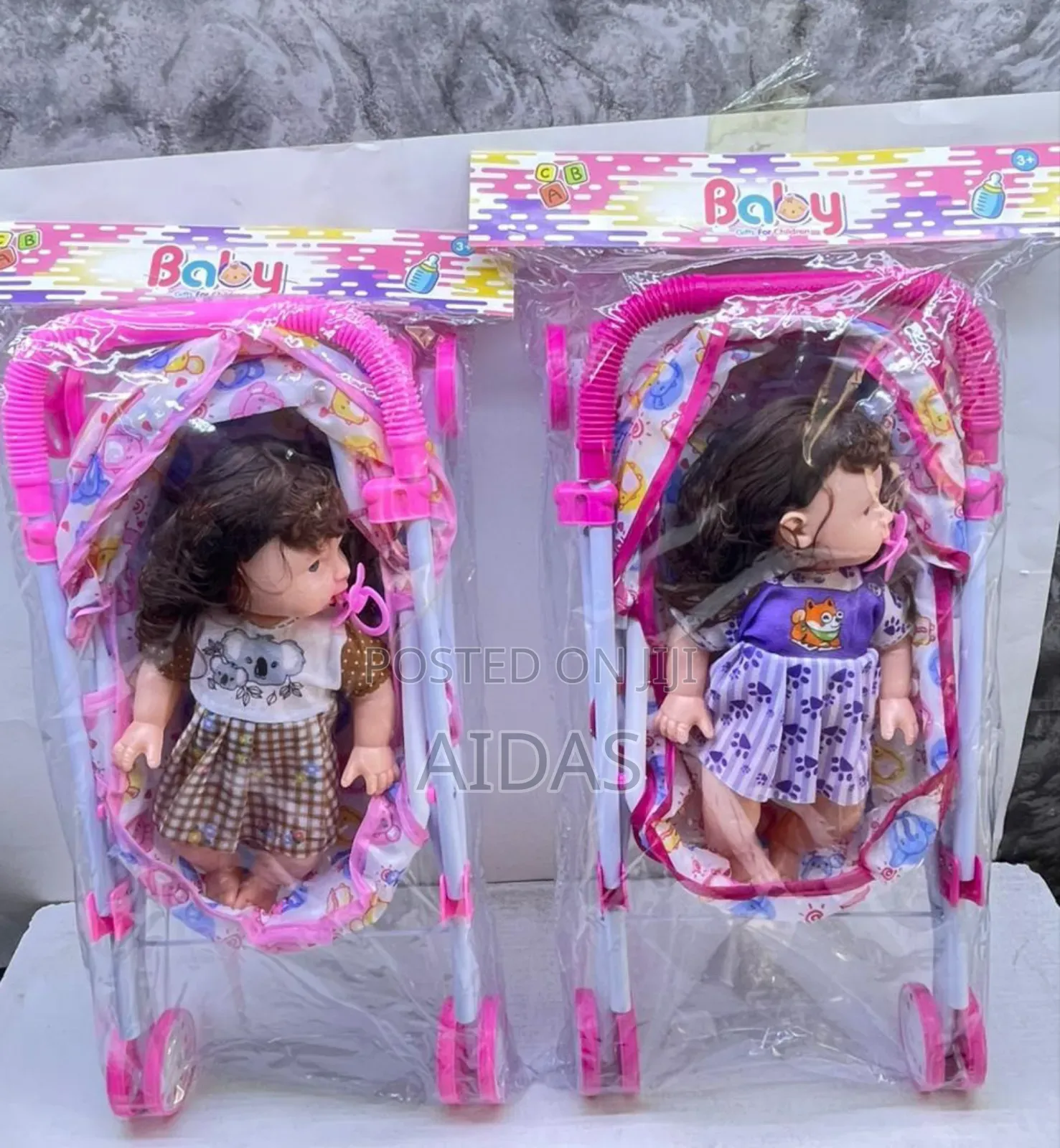  30cm Doll With 52cm Kids Stroller Toy – Perfect Gift Set