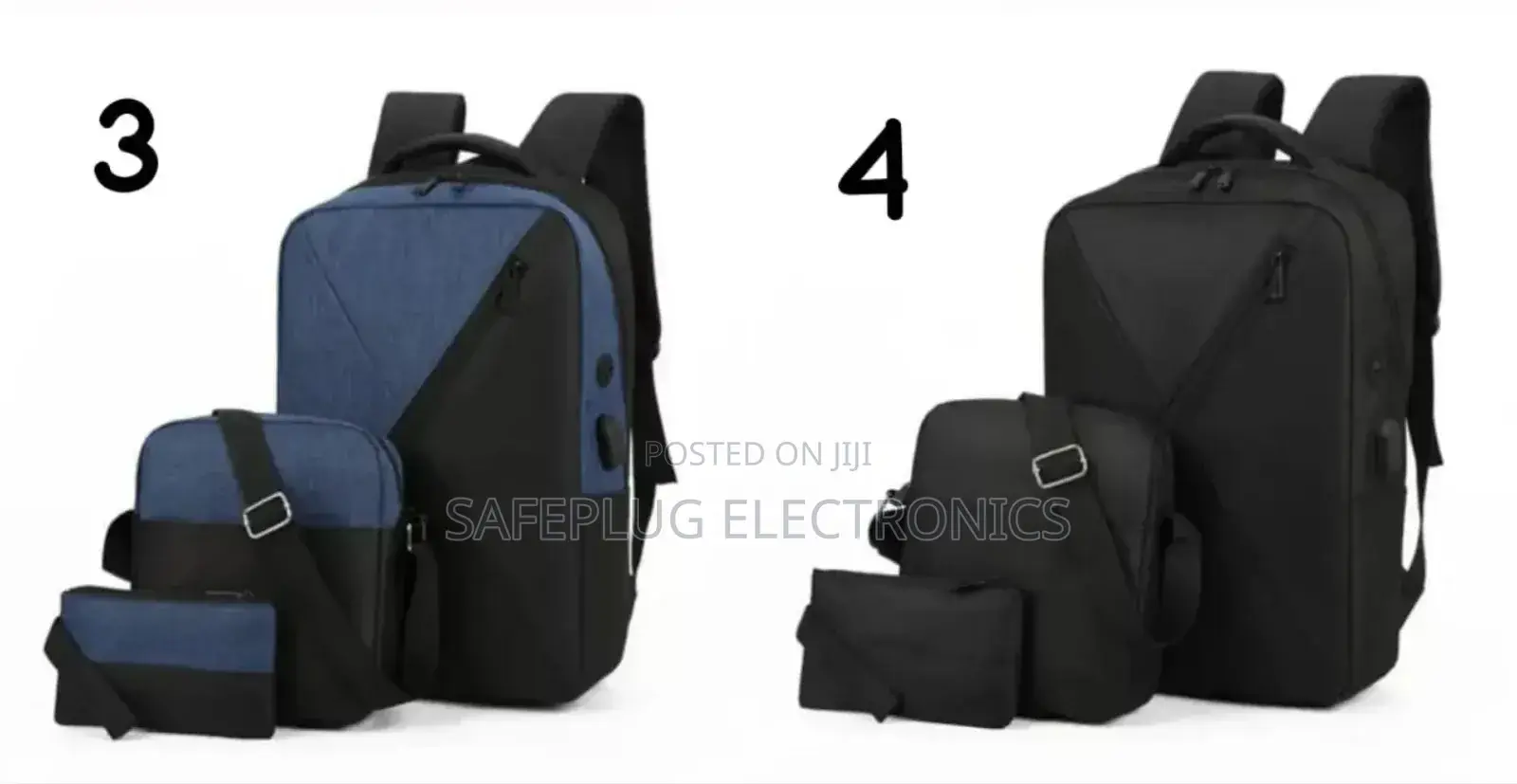 3 in 1 Cross Backpack Woth Usb Port, Quality Brand