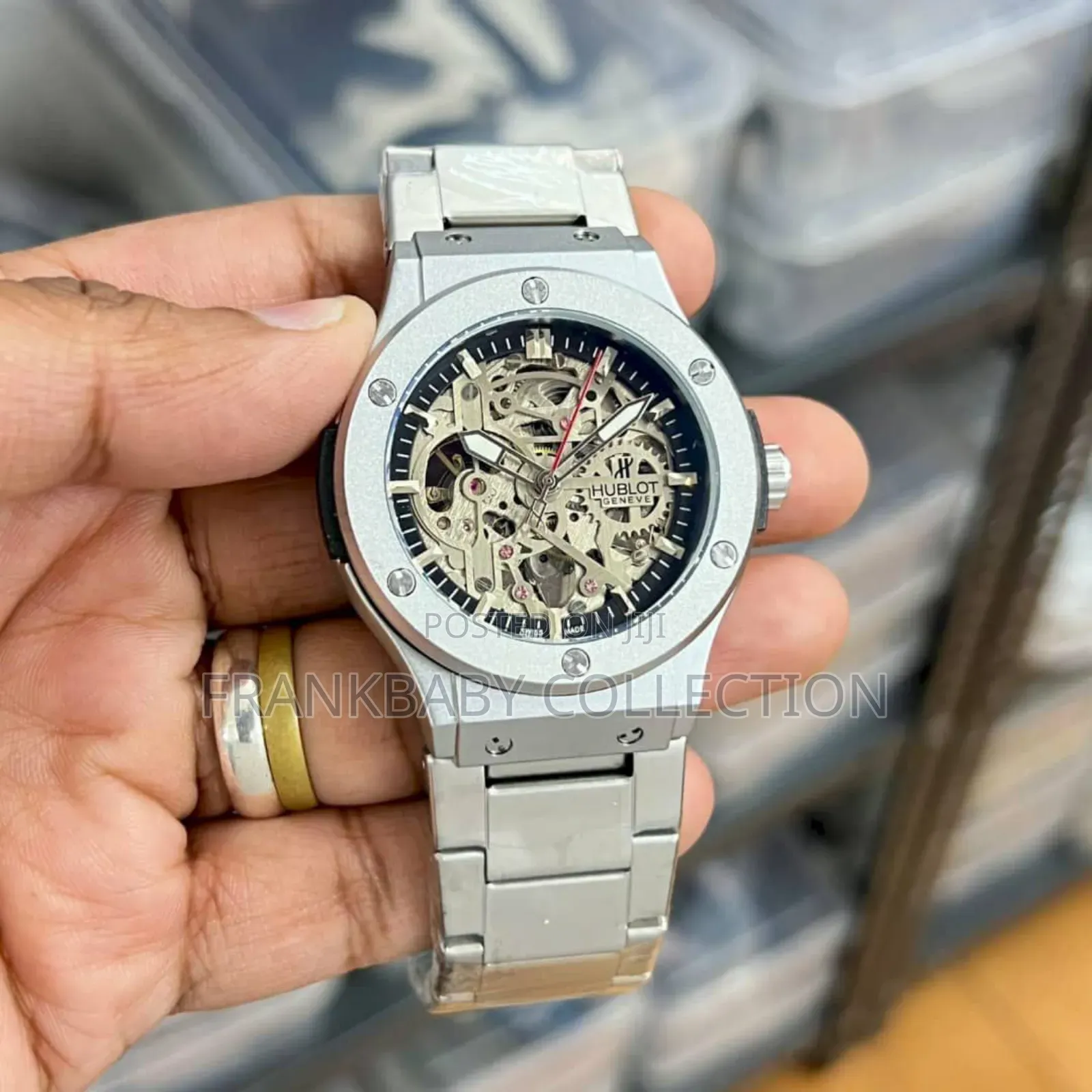 Skeleton Automatic Wristwatch