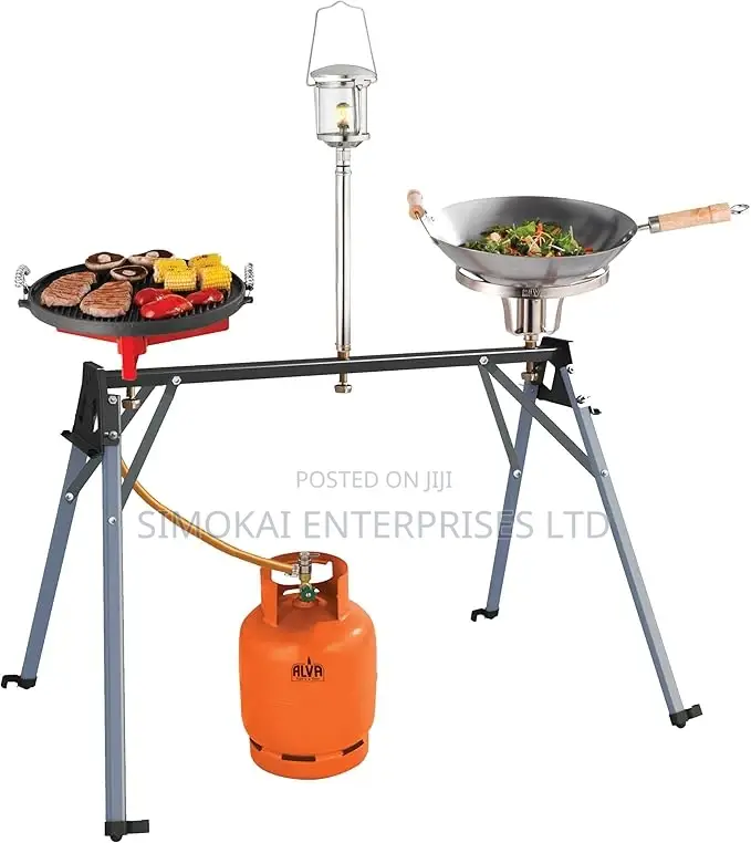 Alva Amacooka | Multi-purpose 3-port Gas Manifold Stand | Foldable