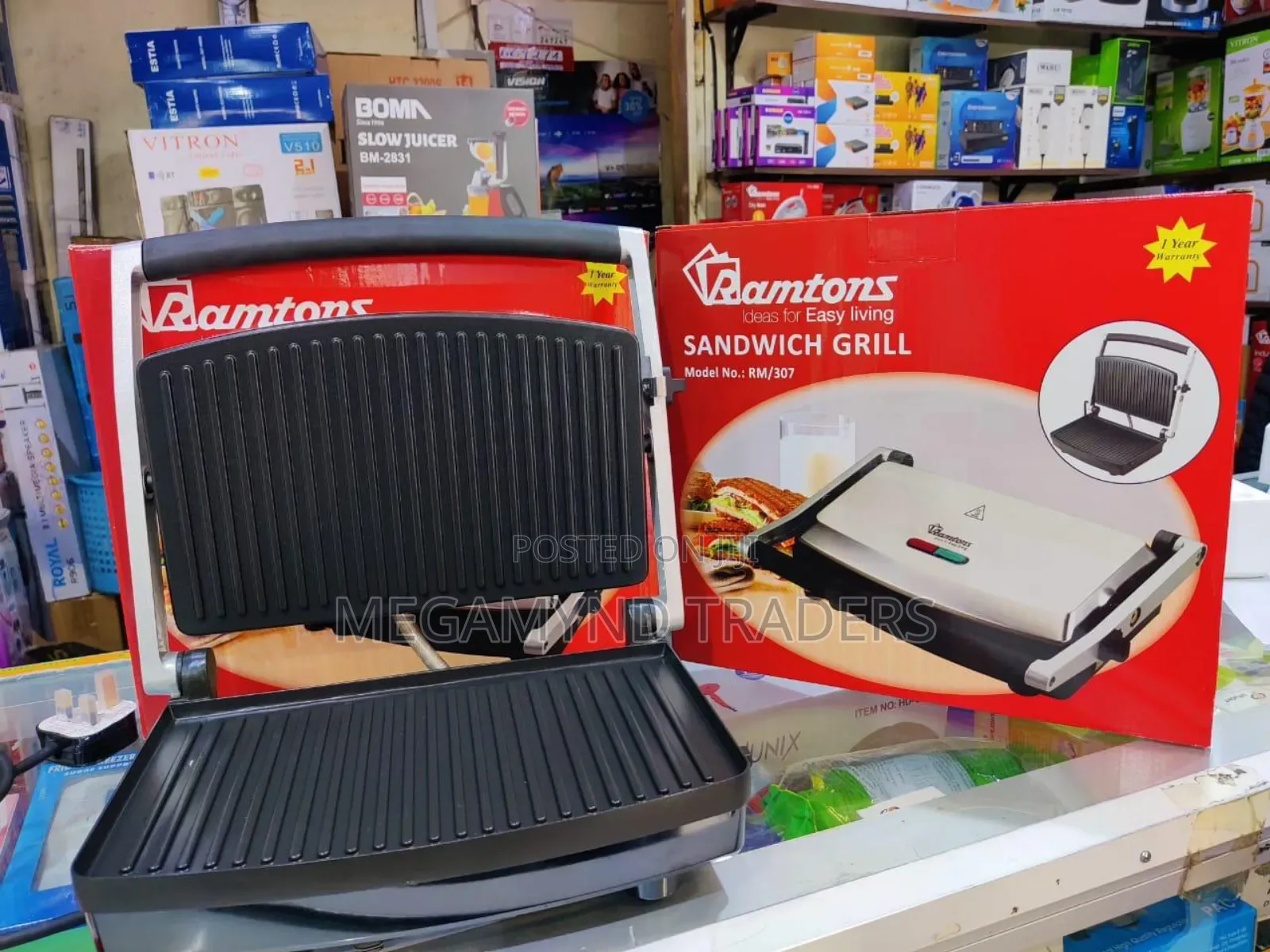 Ramtons Sandwich Grill Panini Maker/Panini Press