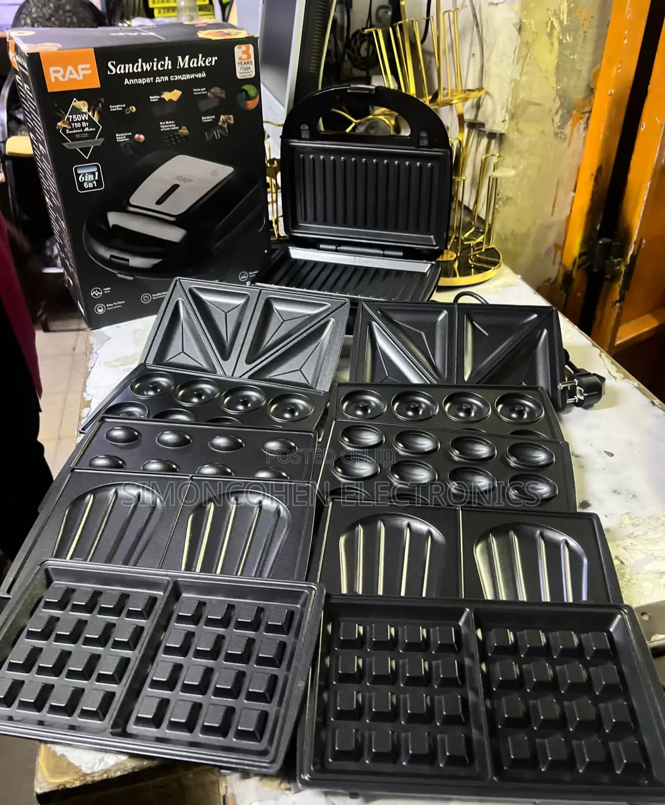 Raf 6in1 Sandwich Maker