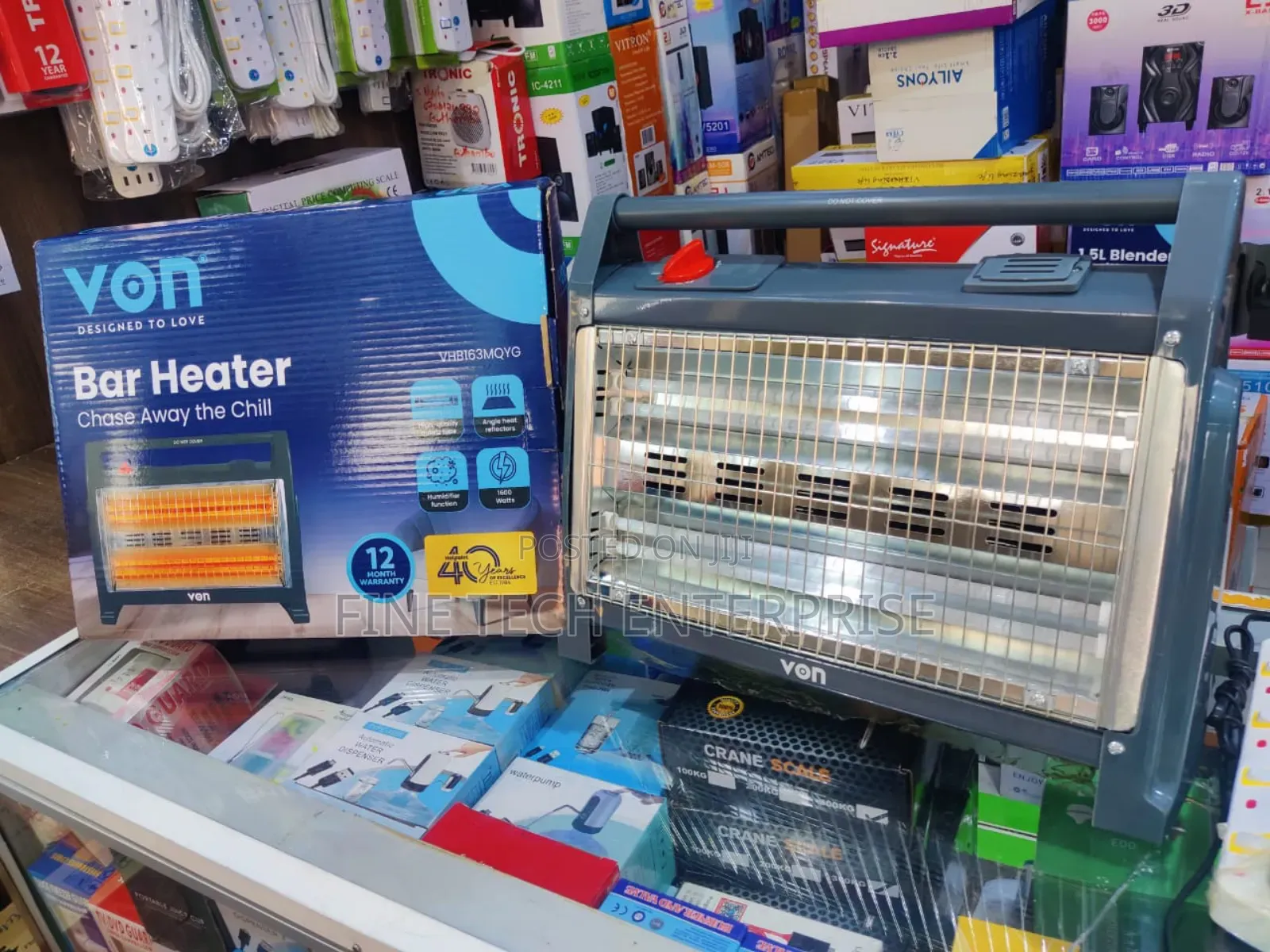 Von Quartz Heater 1600w