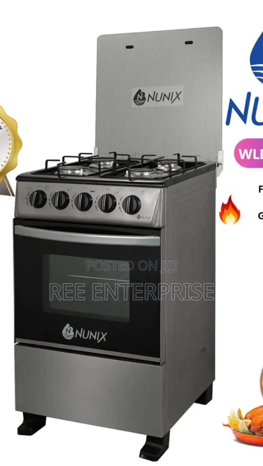 Offer Offer 50*55 Nunix Full Gas Standing Cooker