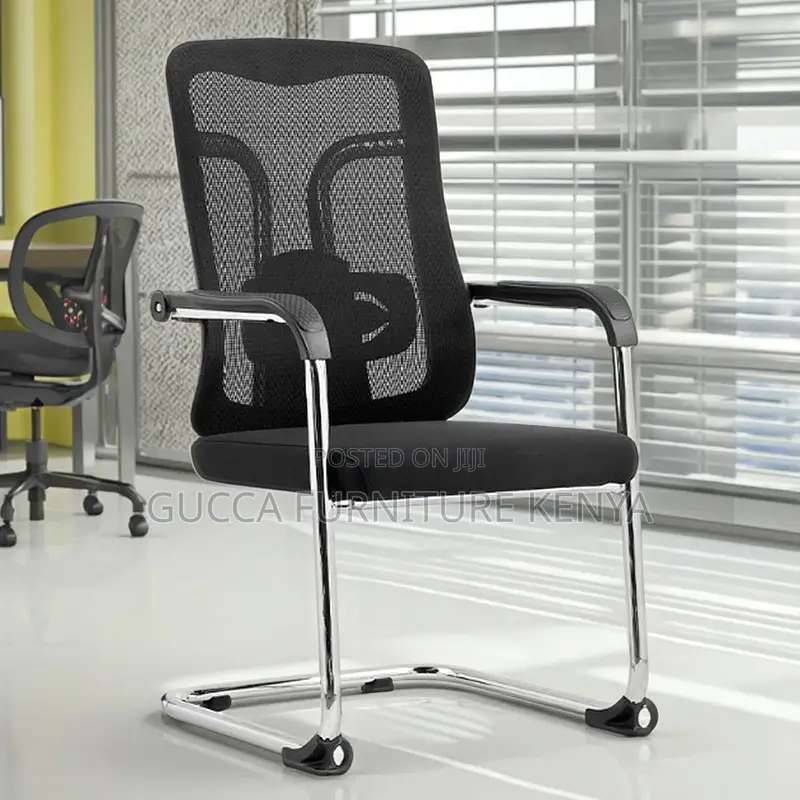 Office Chair: Strong Mesh Boardroom Meeting Bow Chair